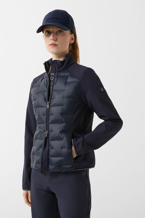 Hybrid-Daunenjacke Loria Navy-Blau