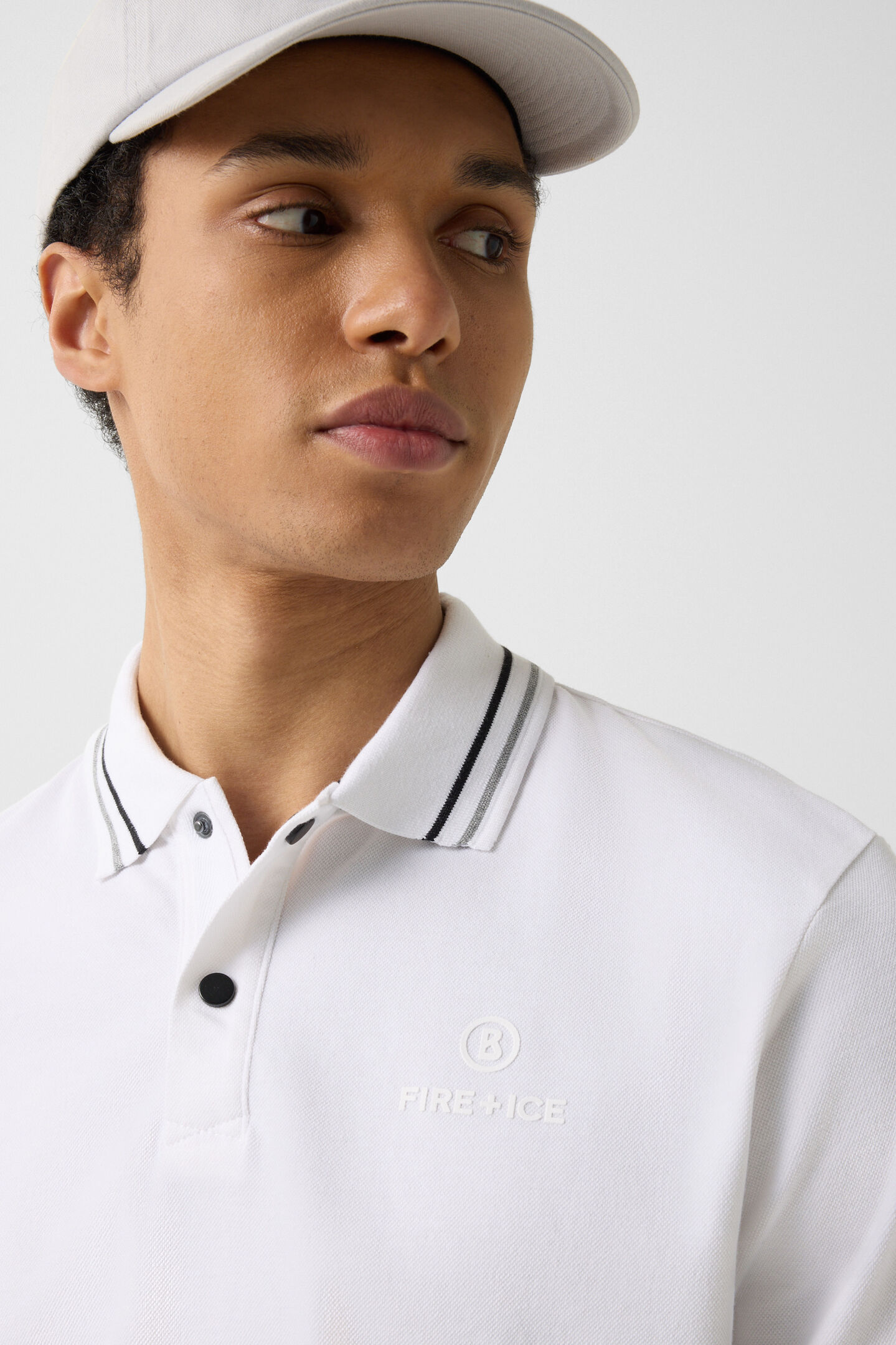 Polo-Shirt Arjan Wei&szlig;