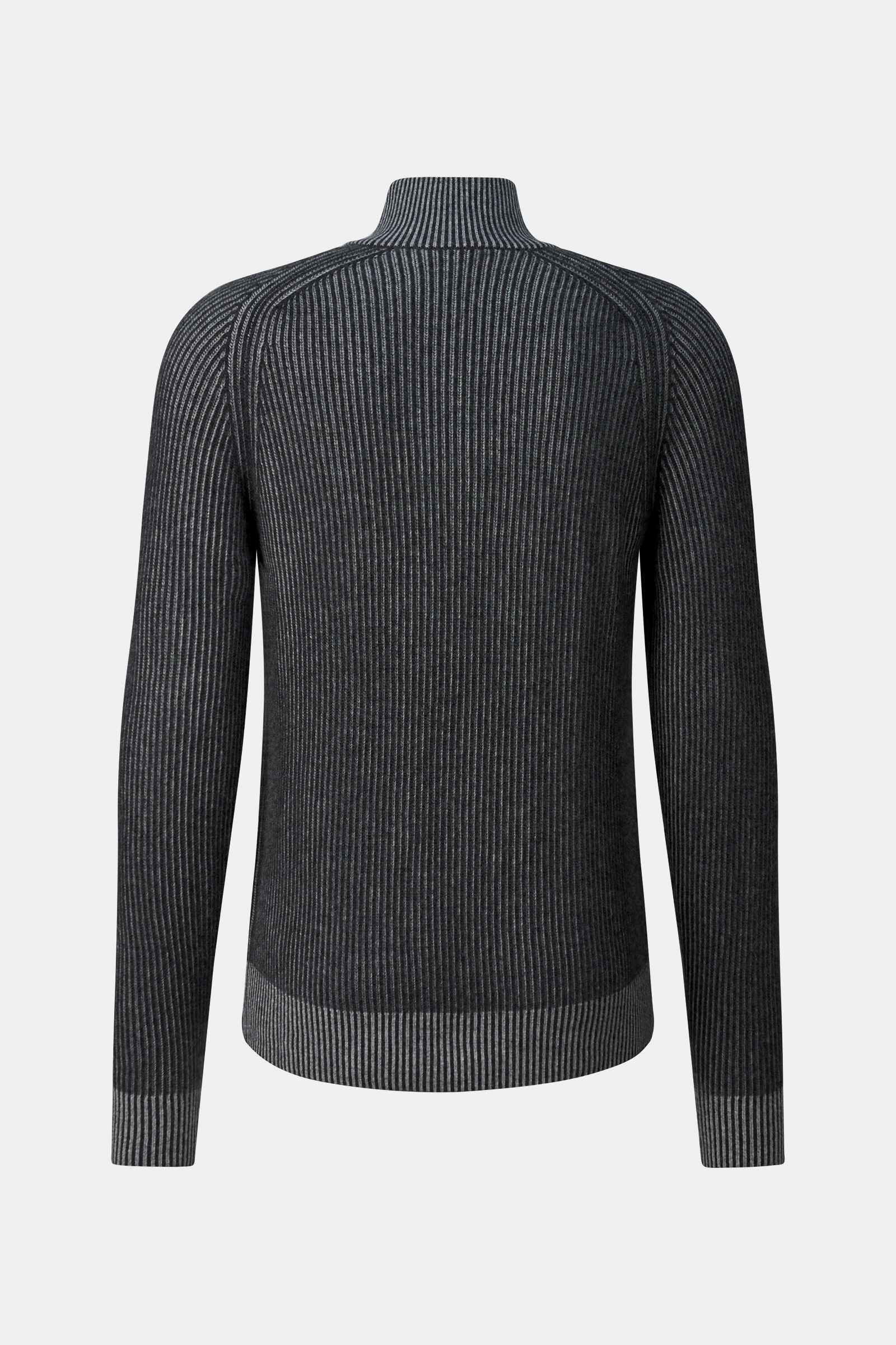 Pull &agrave; col roul&eacute; en laine vierge et cachemire Dwayne anthracite