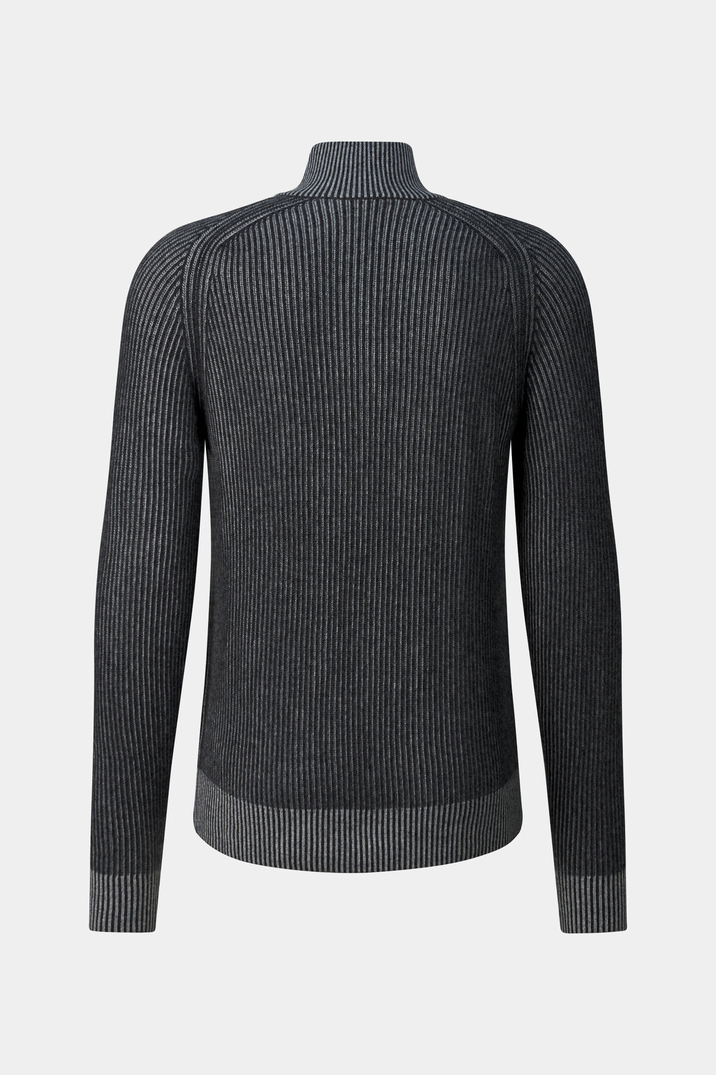 Pull &agrave; col roul&eacute; en laine vierge et cachemire Dwayne anthracite