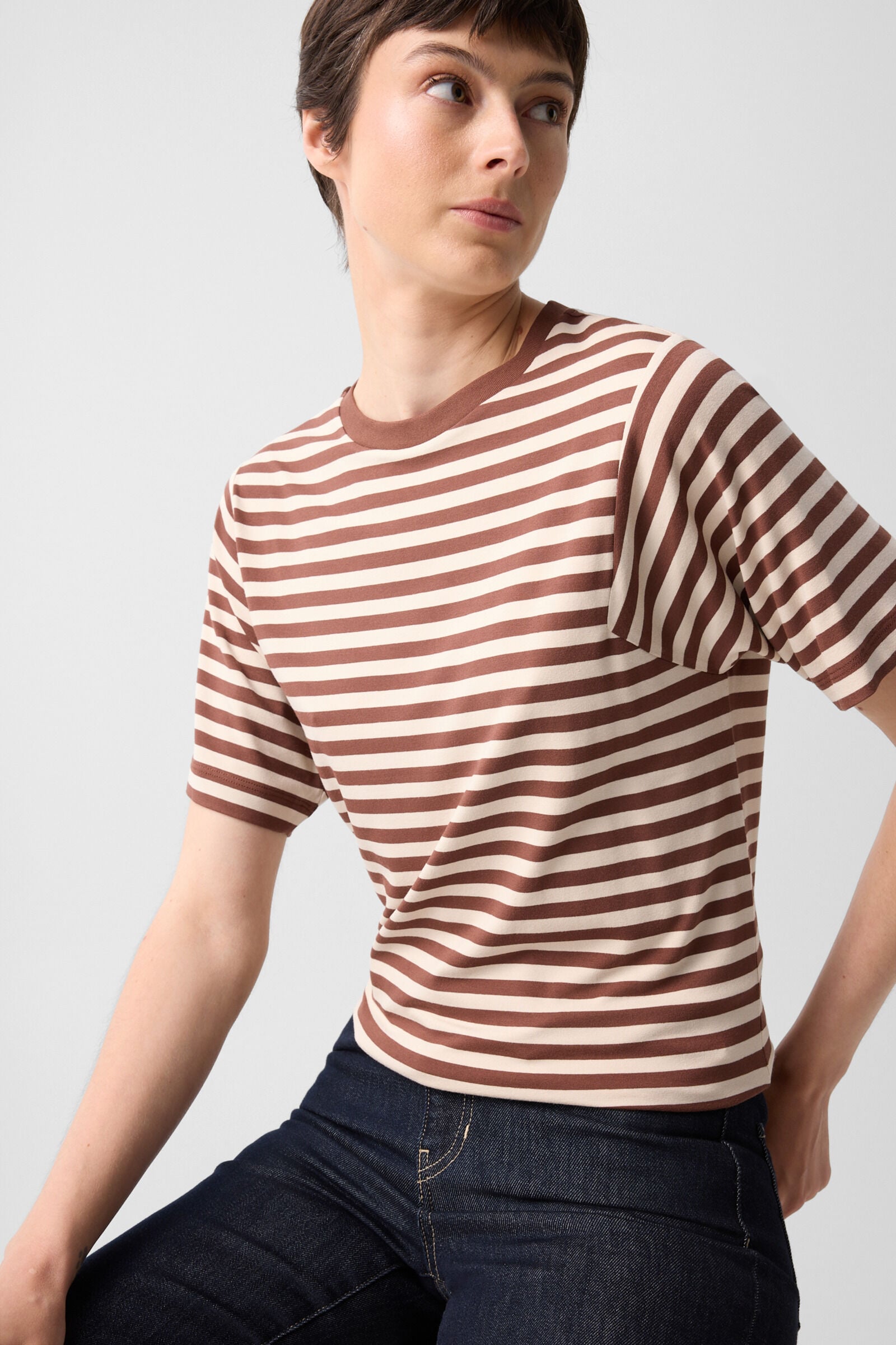 T-shirt Raya Brown/sand
