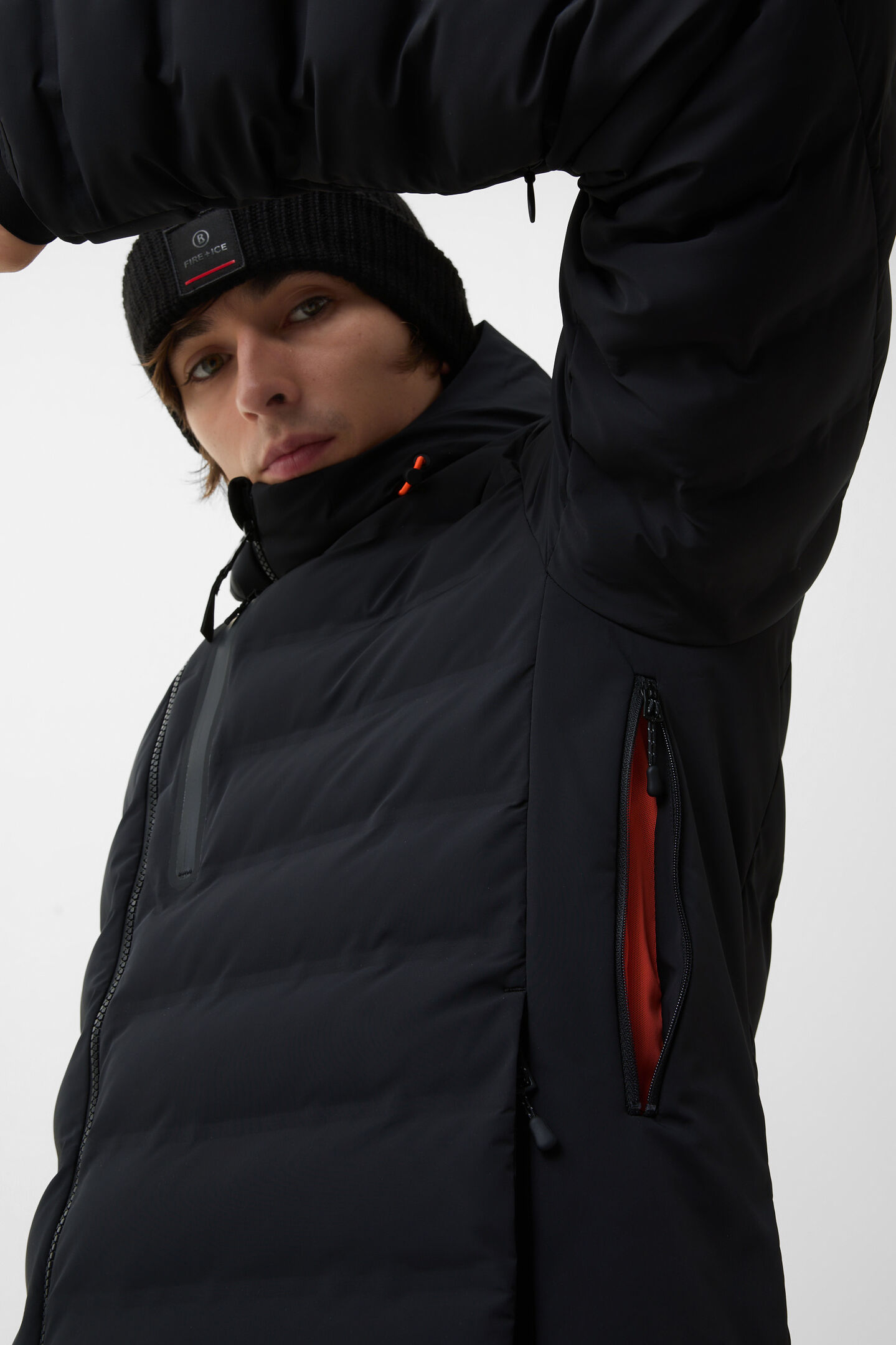 Veste matelassée de ski York Noir