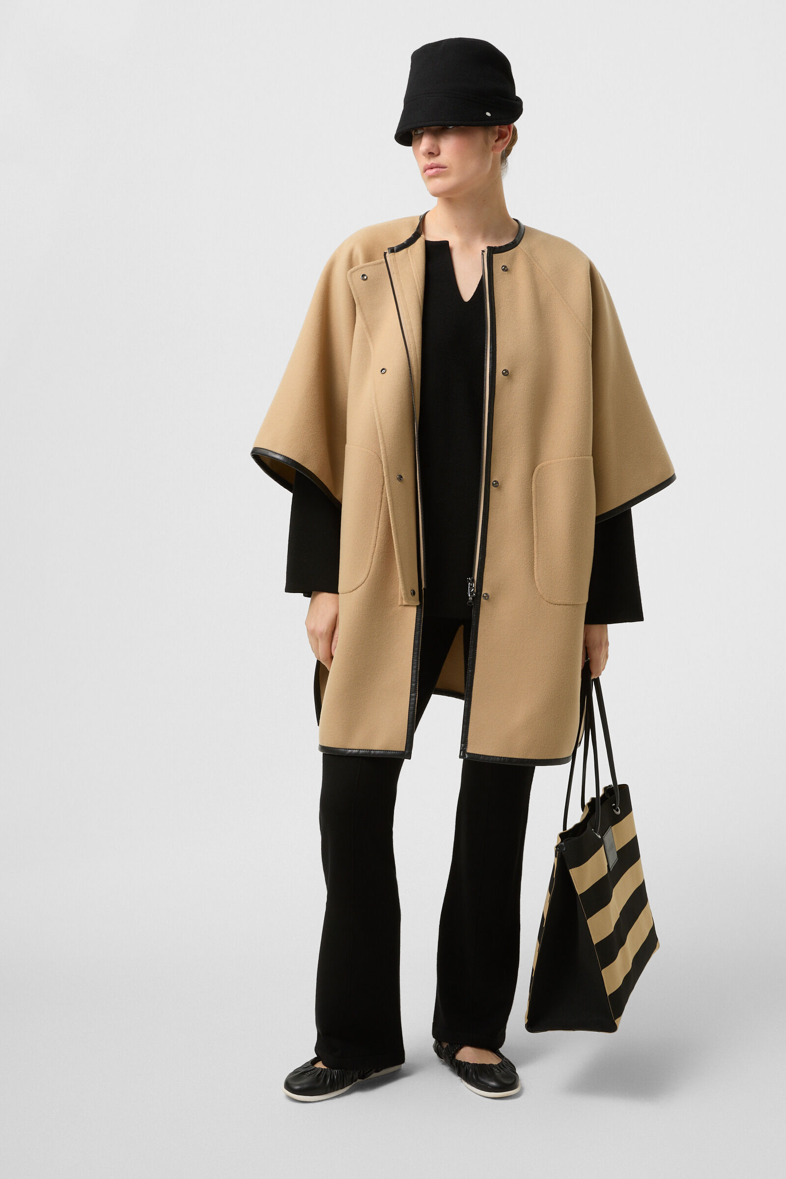 Double-face cape Idaho Camel