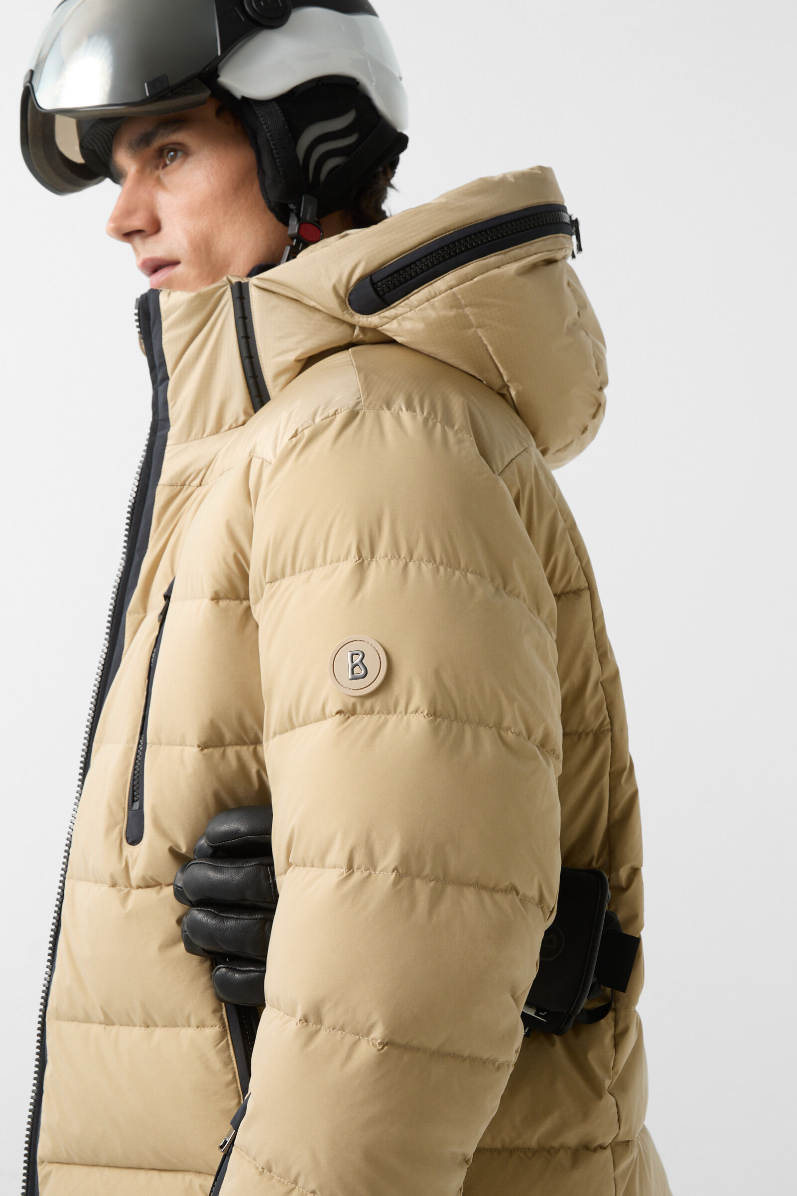Blaine quilted jacket Beige