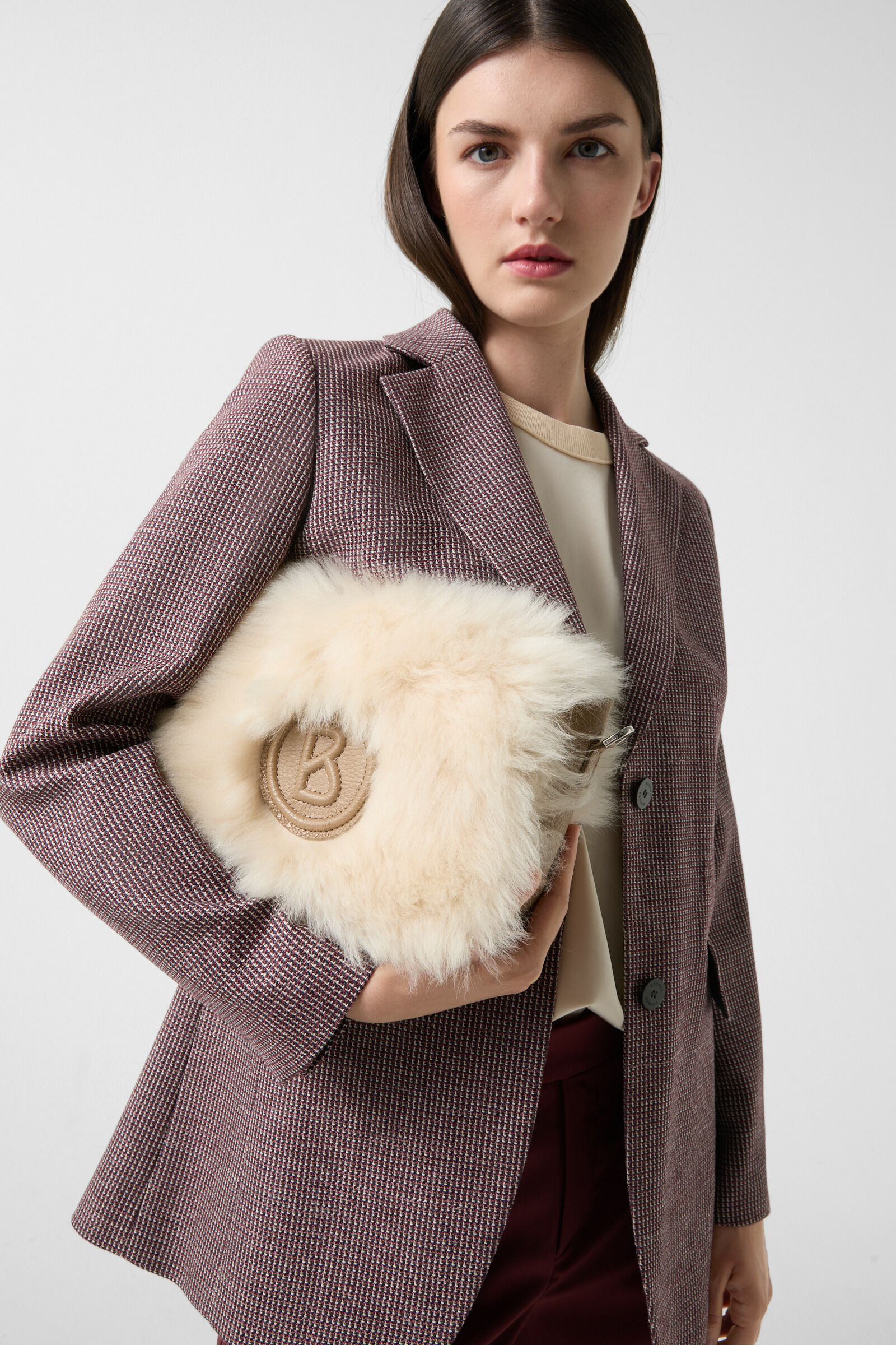 Sac &agrave; bandouli&egrave;re Choulex Snow Bar Blanc cass&eacute;