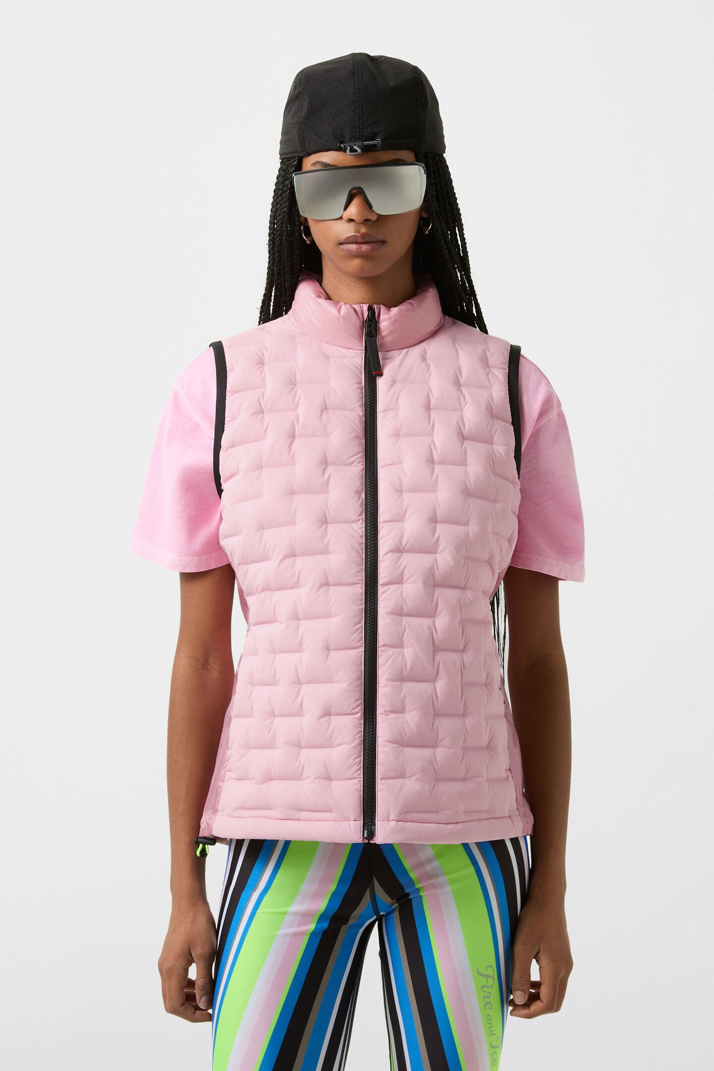 Fenja lightweight down waistcoat Pink