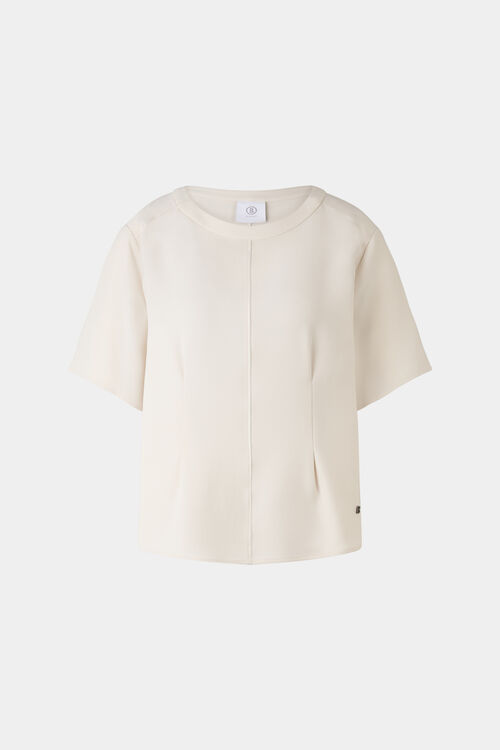 Crêpe-Shirt Scarlet Creme