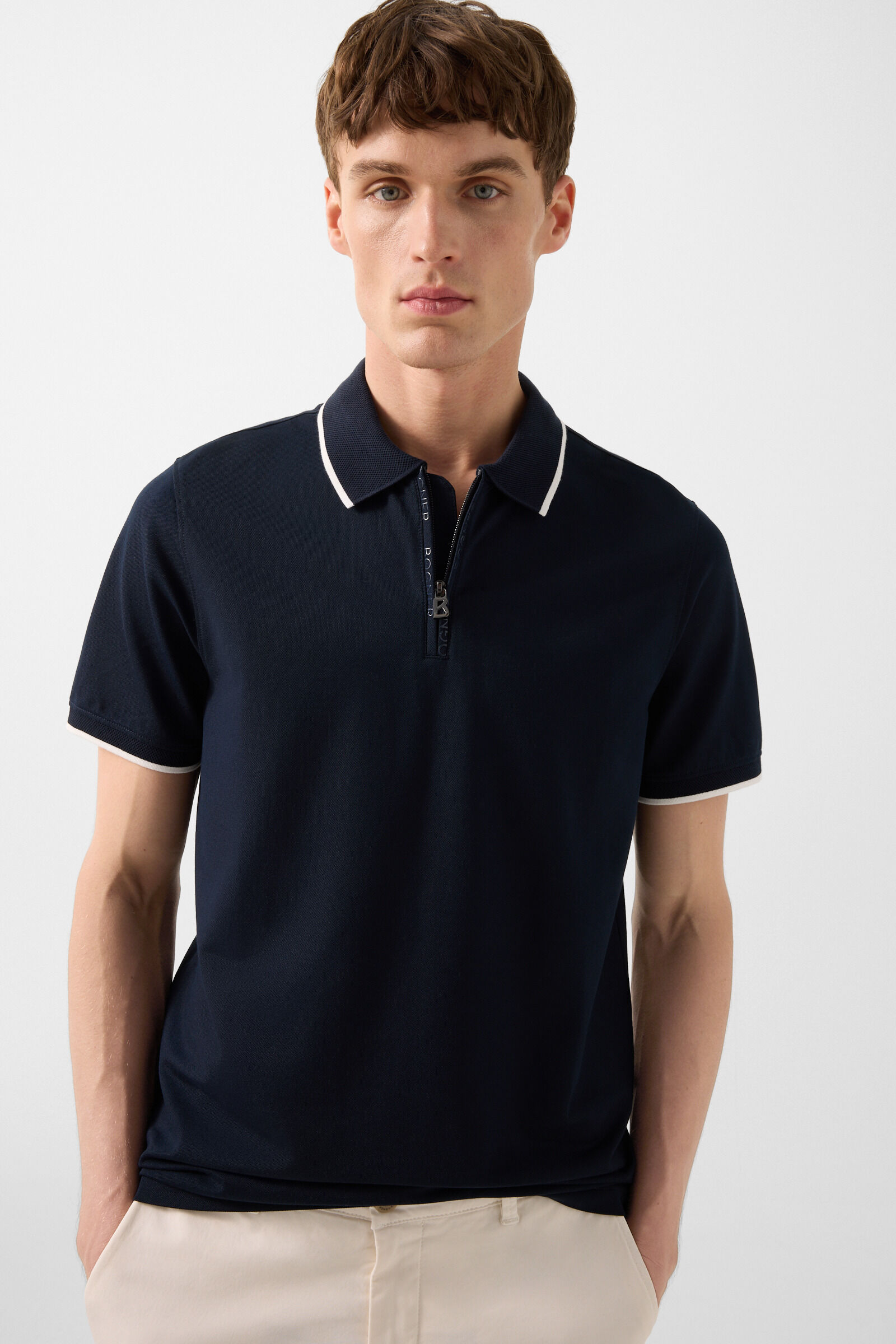 Polo-Shirt Timo Navy-Blau