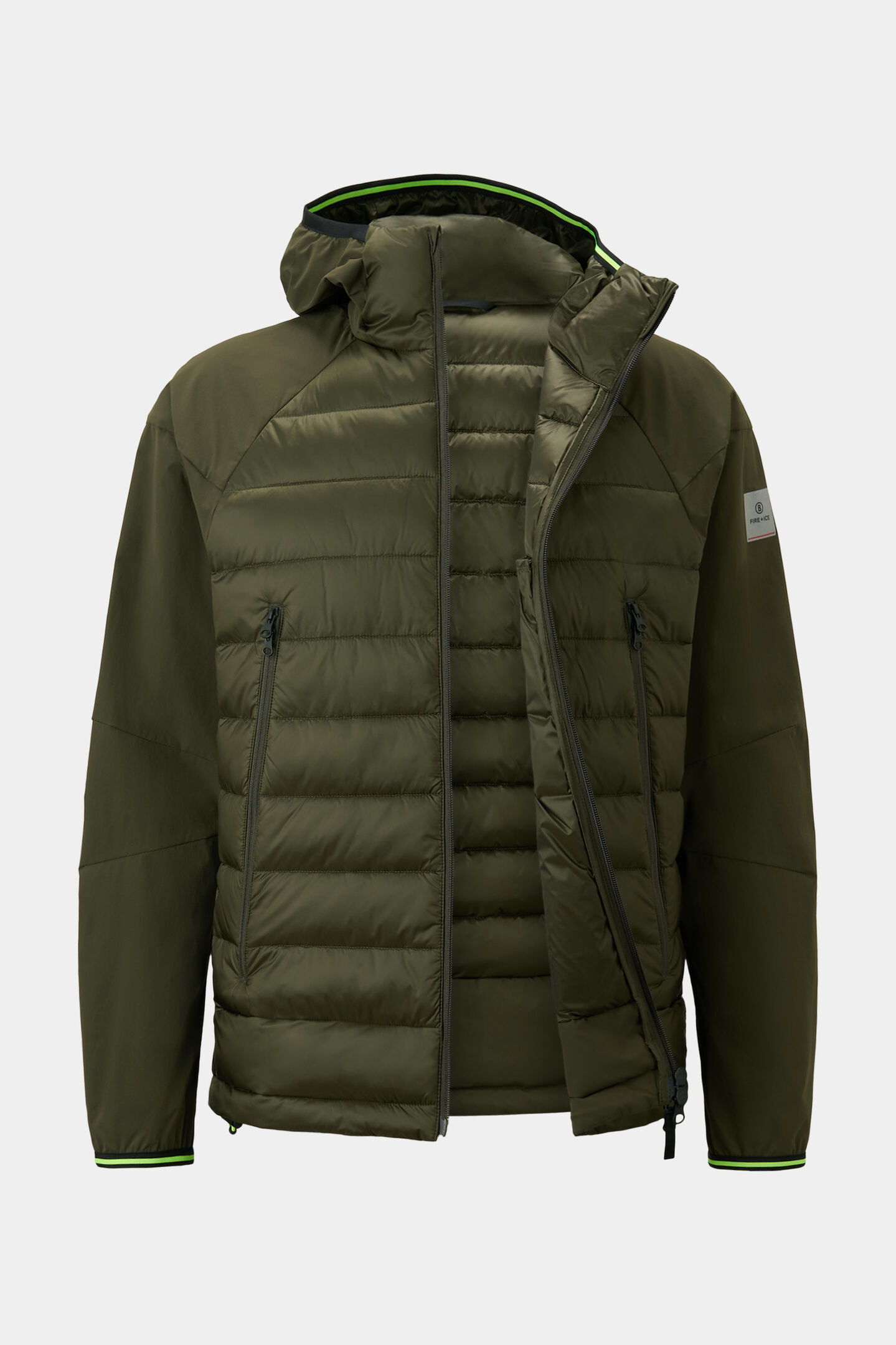 Hybrid-Steppjacke Kegan Khaki