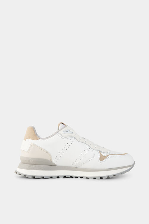 Sneaker Newport Weiß/Beige