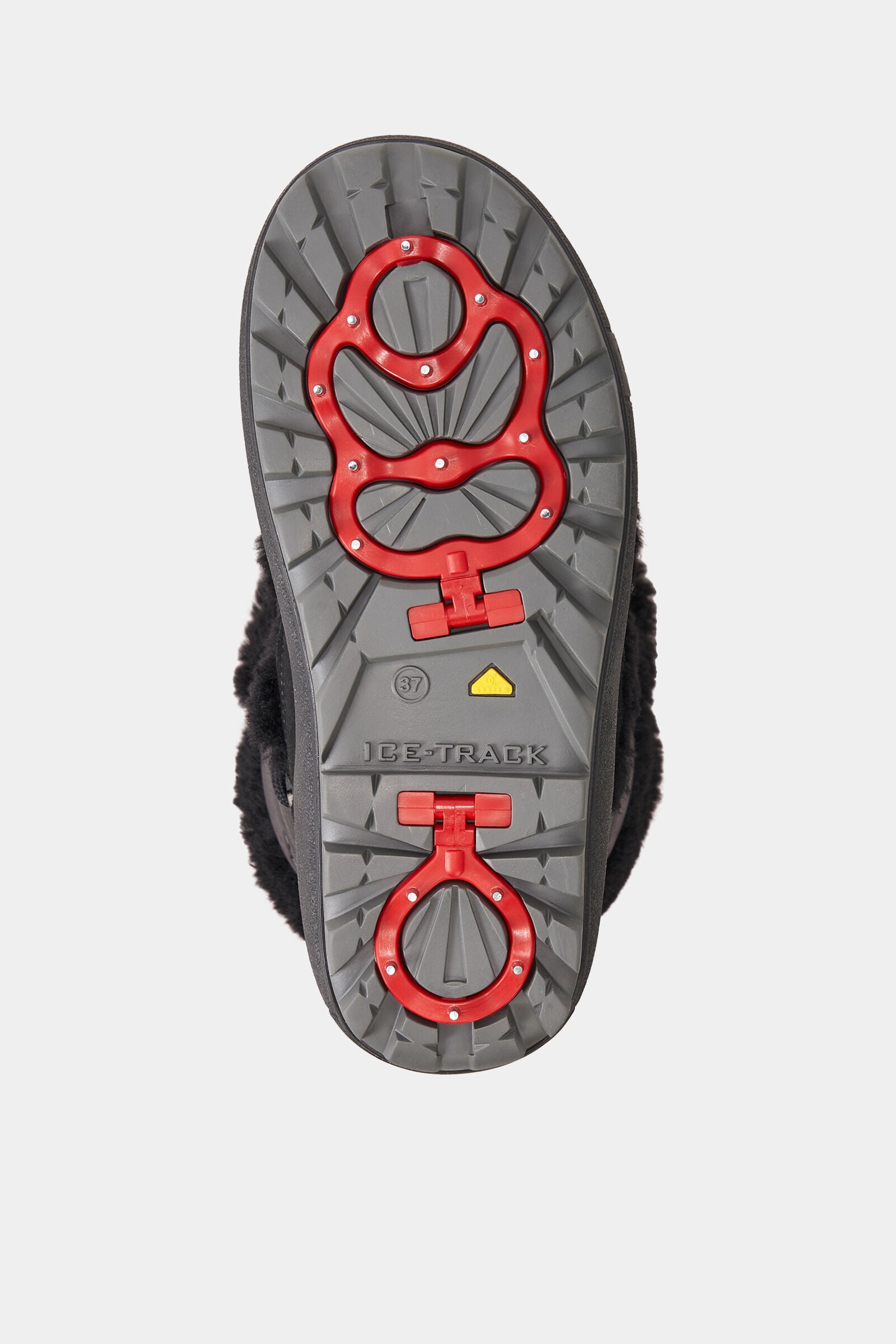 Snow Boots Chamonix mit Spikes Schwarz