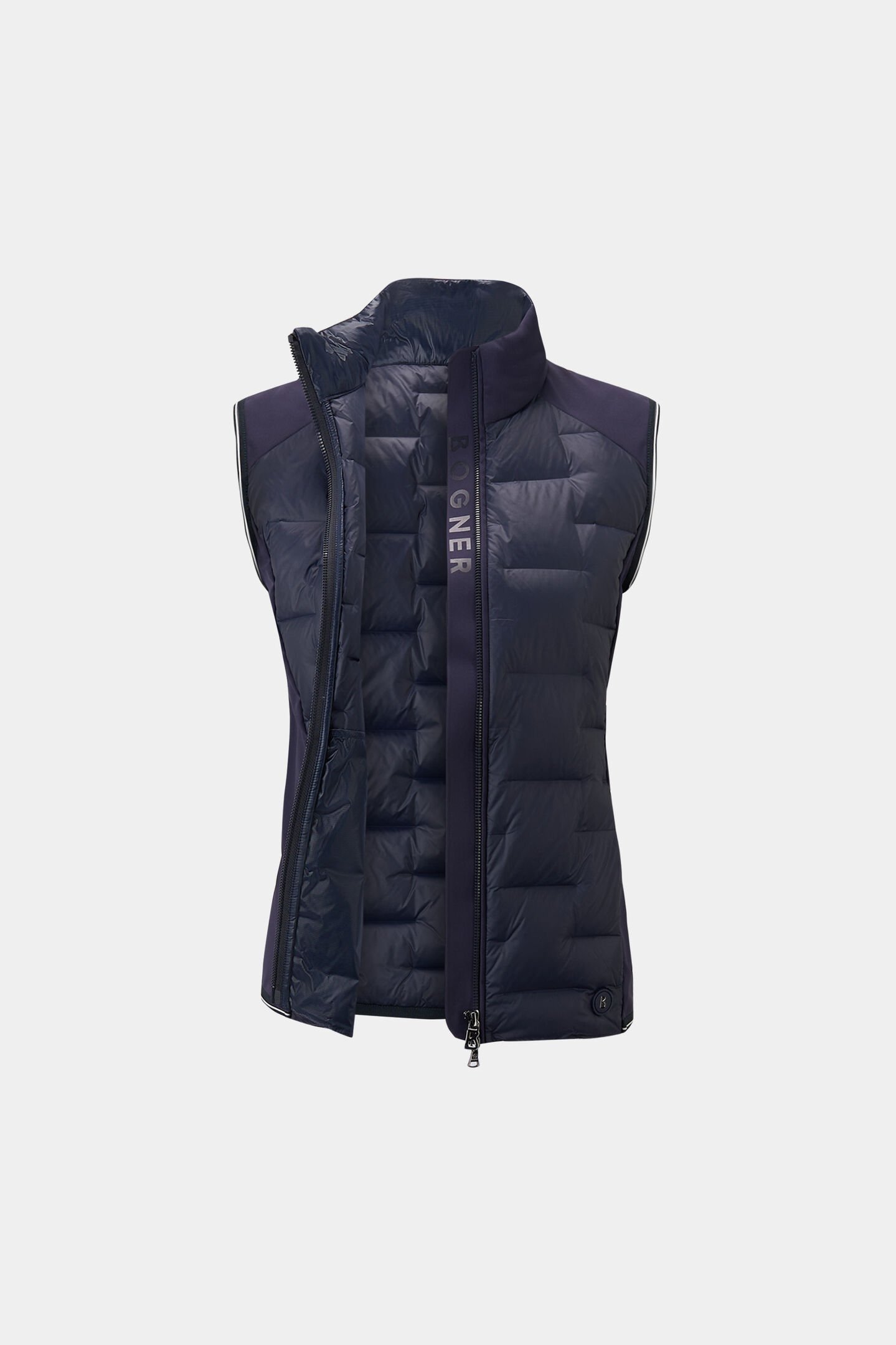 Lorina lightweight down waistcoat Navy blue