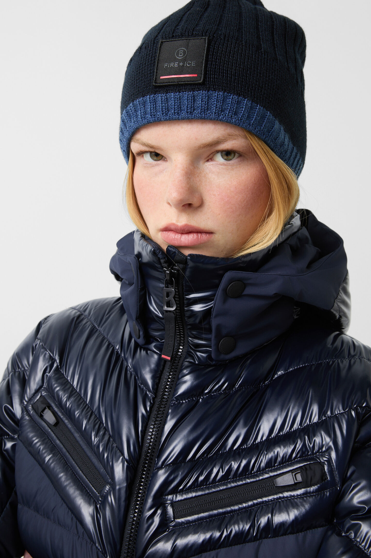 Farina quilted jacket Dark blue
