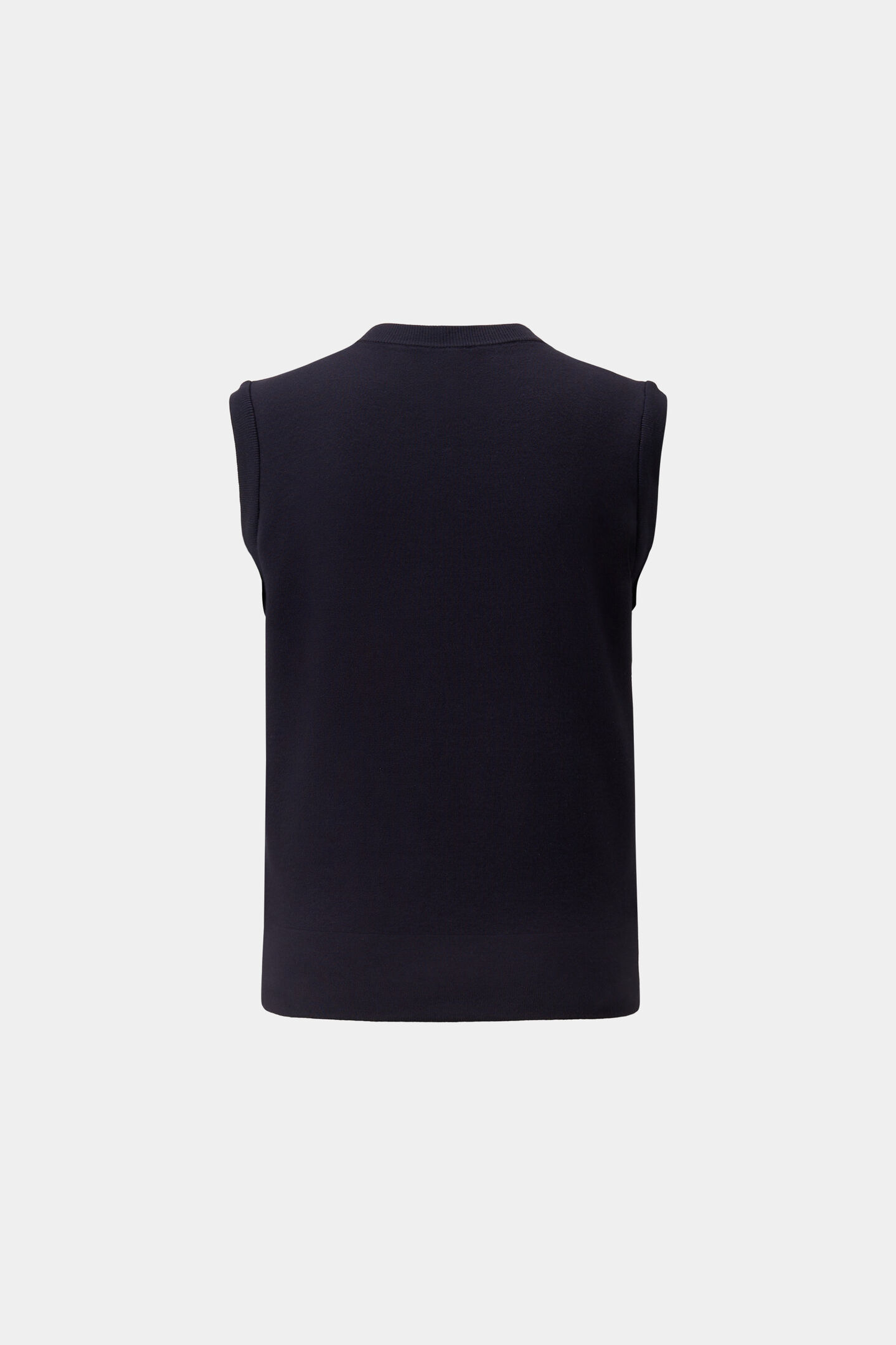 Zira hybrid knitted waistcoat Navy blue