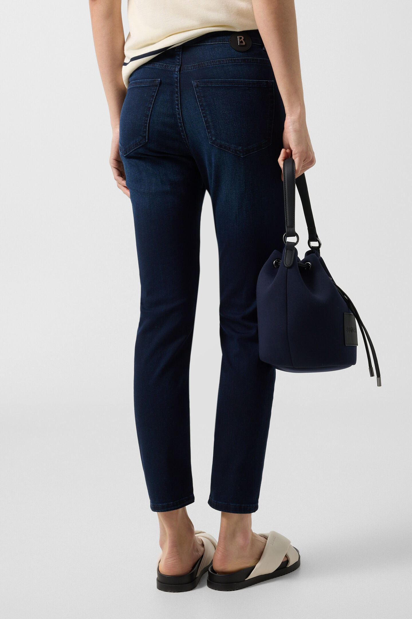 7/8 slim fit jeans Julie Dark Denim Blue