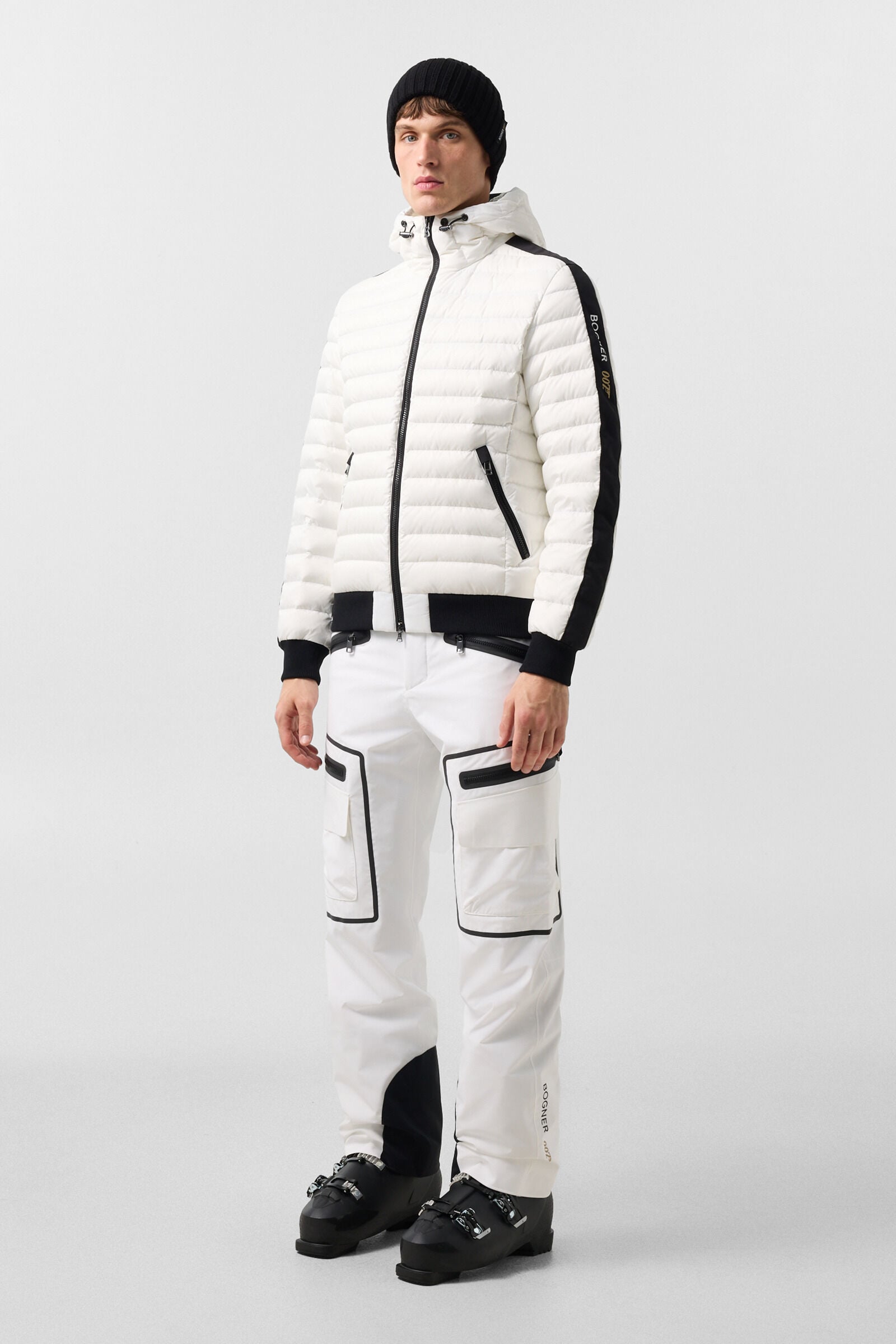 Bond mid-layer jacket White/Black