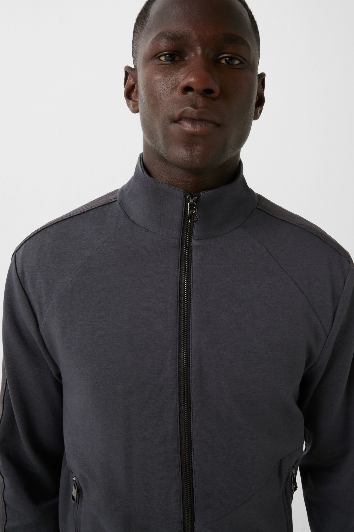 Severin jersey jacket Anthracite