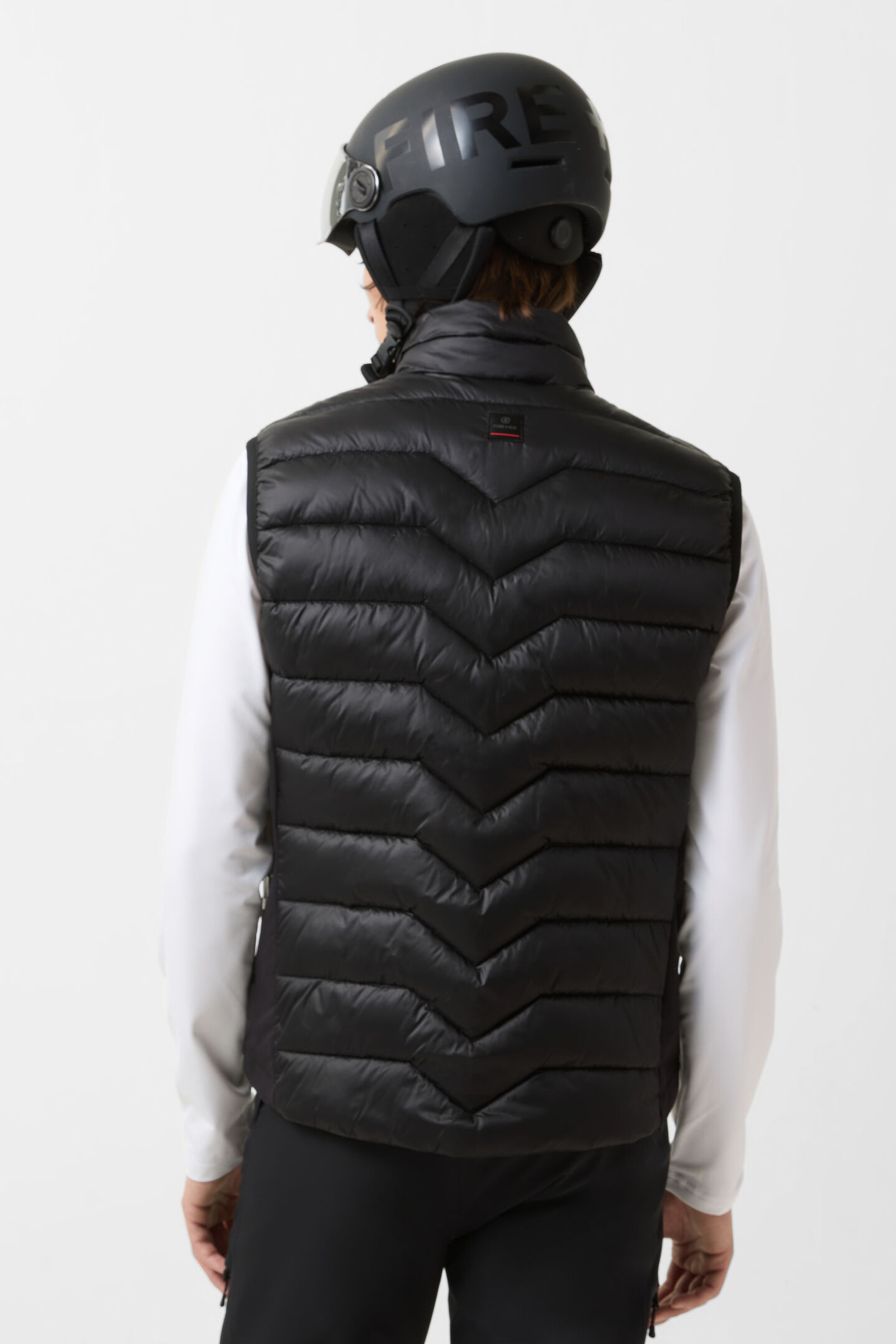 Homer quilted waistcoat Black