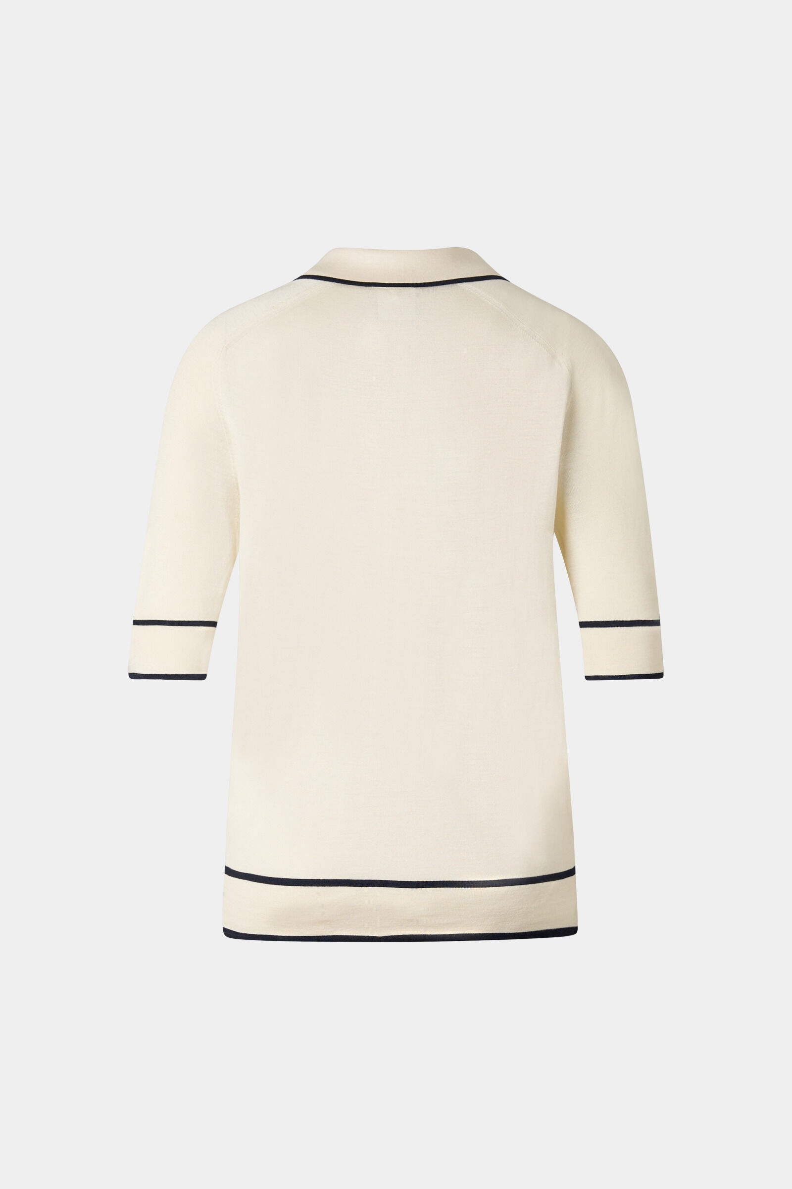 Peaches silk knit jacket Cream