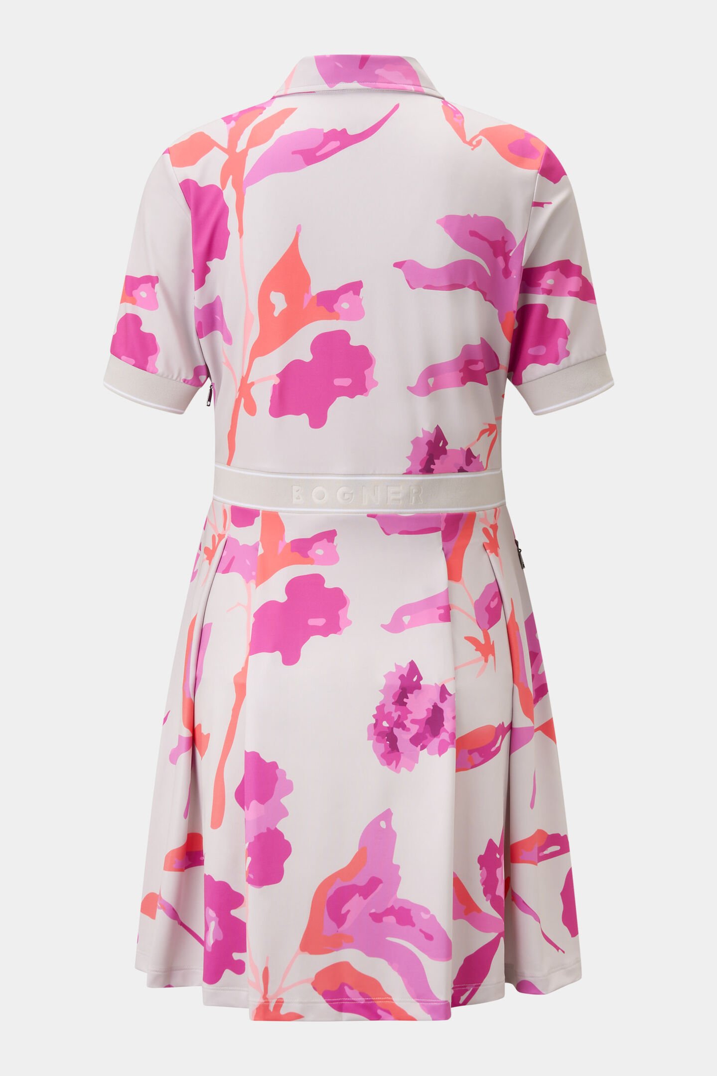 Funktions-Polo-Kleid Linny Beige/Pink