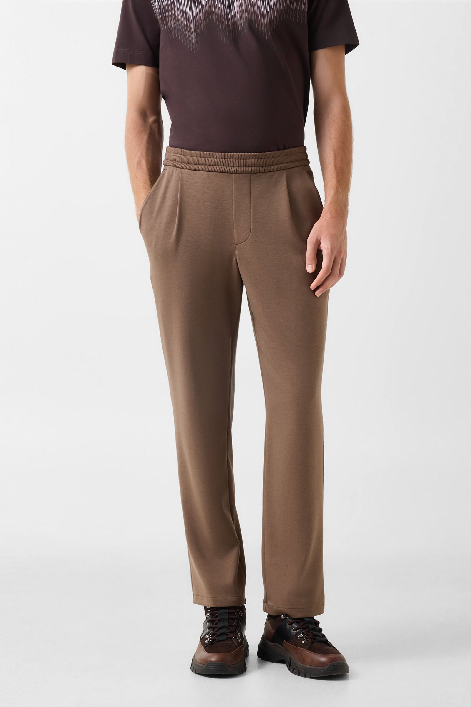 Fred jersey trousers Brown