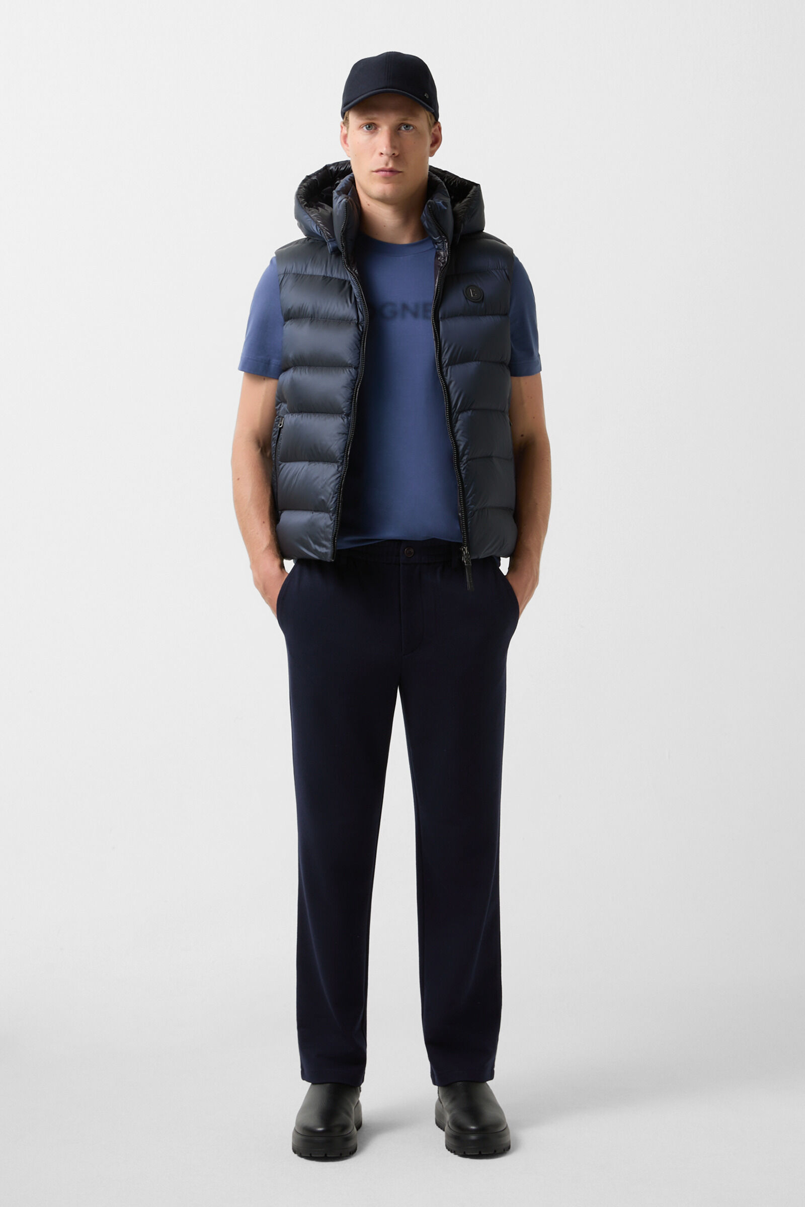 Marcus stretch trousers Navy blue