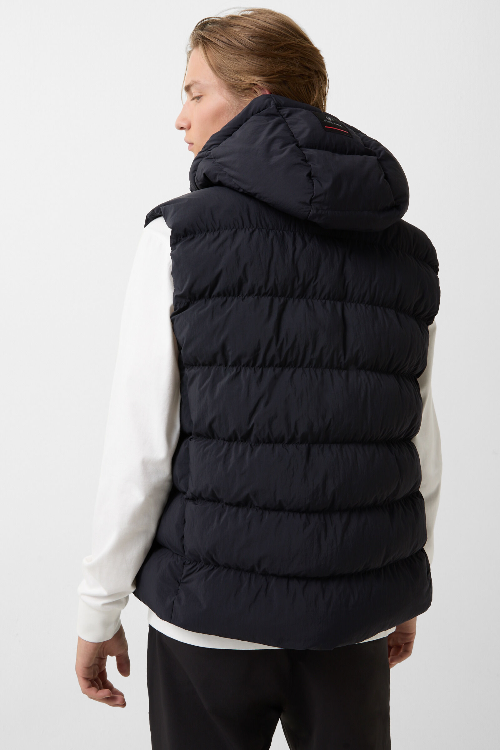 Howard quilted waistcoat Black