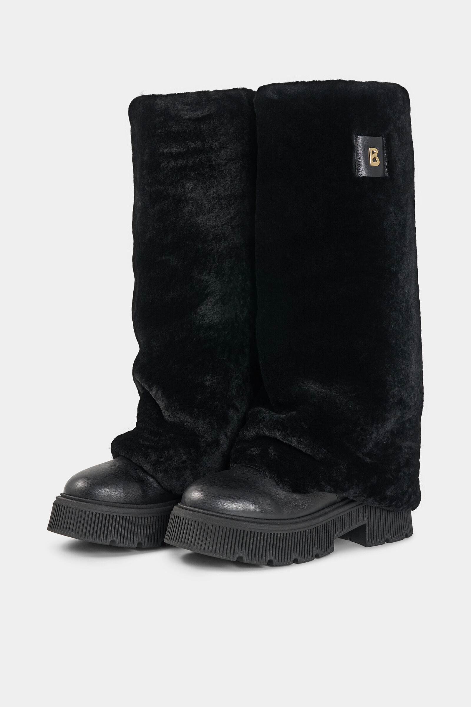 Turin lambskin boots Black