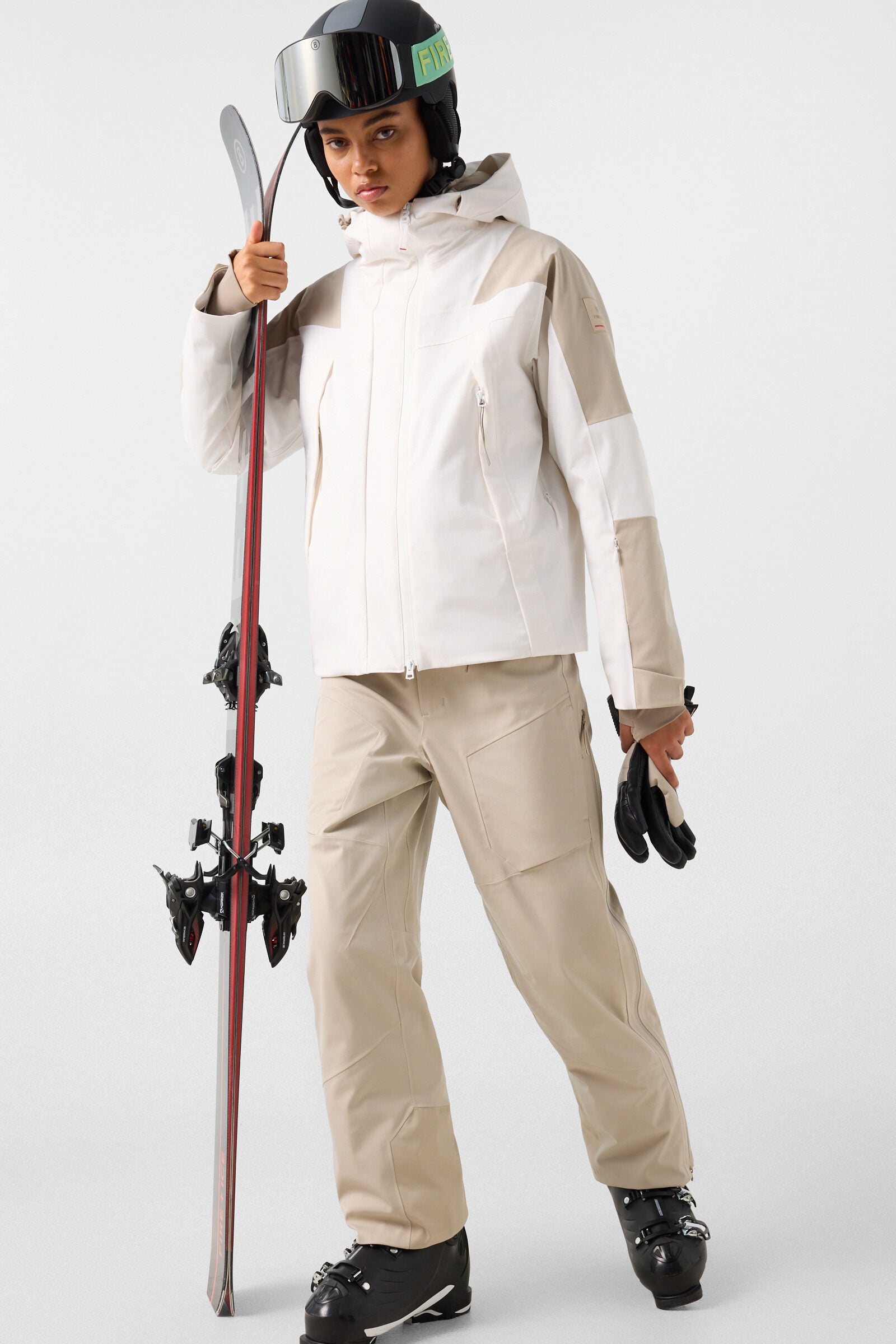 Tinka ski jacket White/Beige