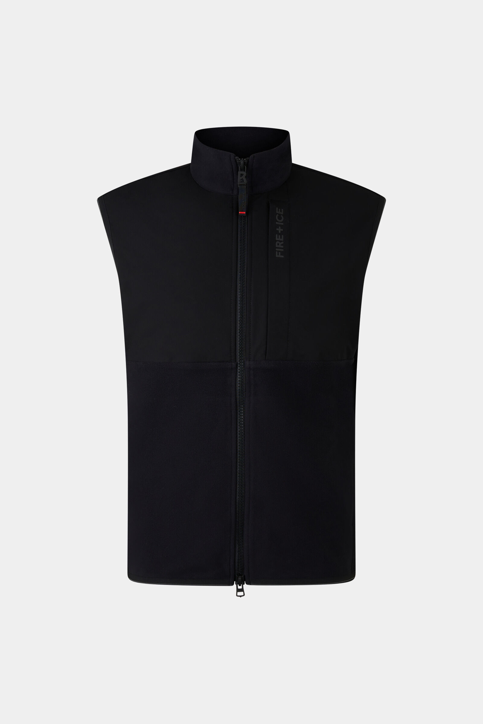 Lais hybrid fleece waistcoat Black