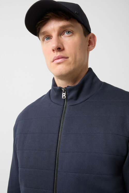 Jayden Sweatshirt jacket Navy blue