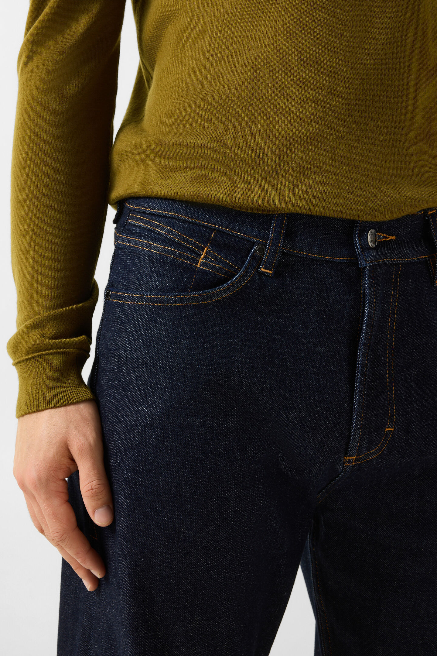 Travis Straight-Fit Jeans Dark Denim Blue