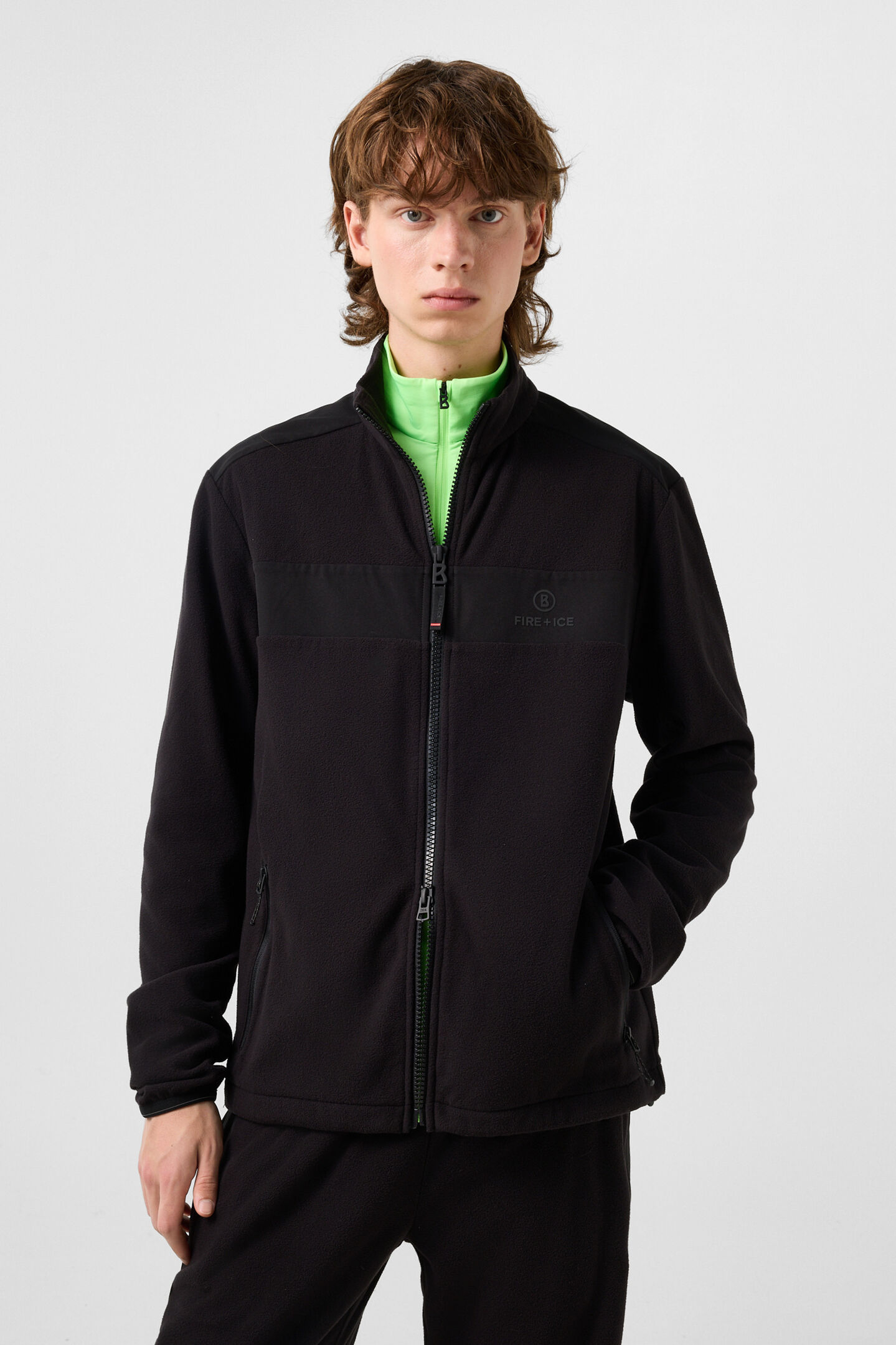 Josh mid-layer fleece jacket Black
