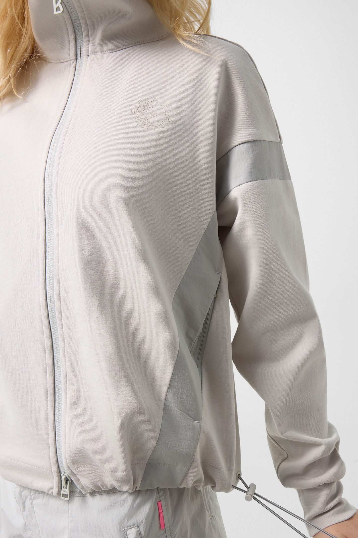 Norina jersey jacket Light grey