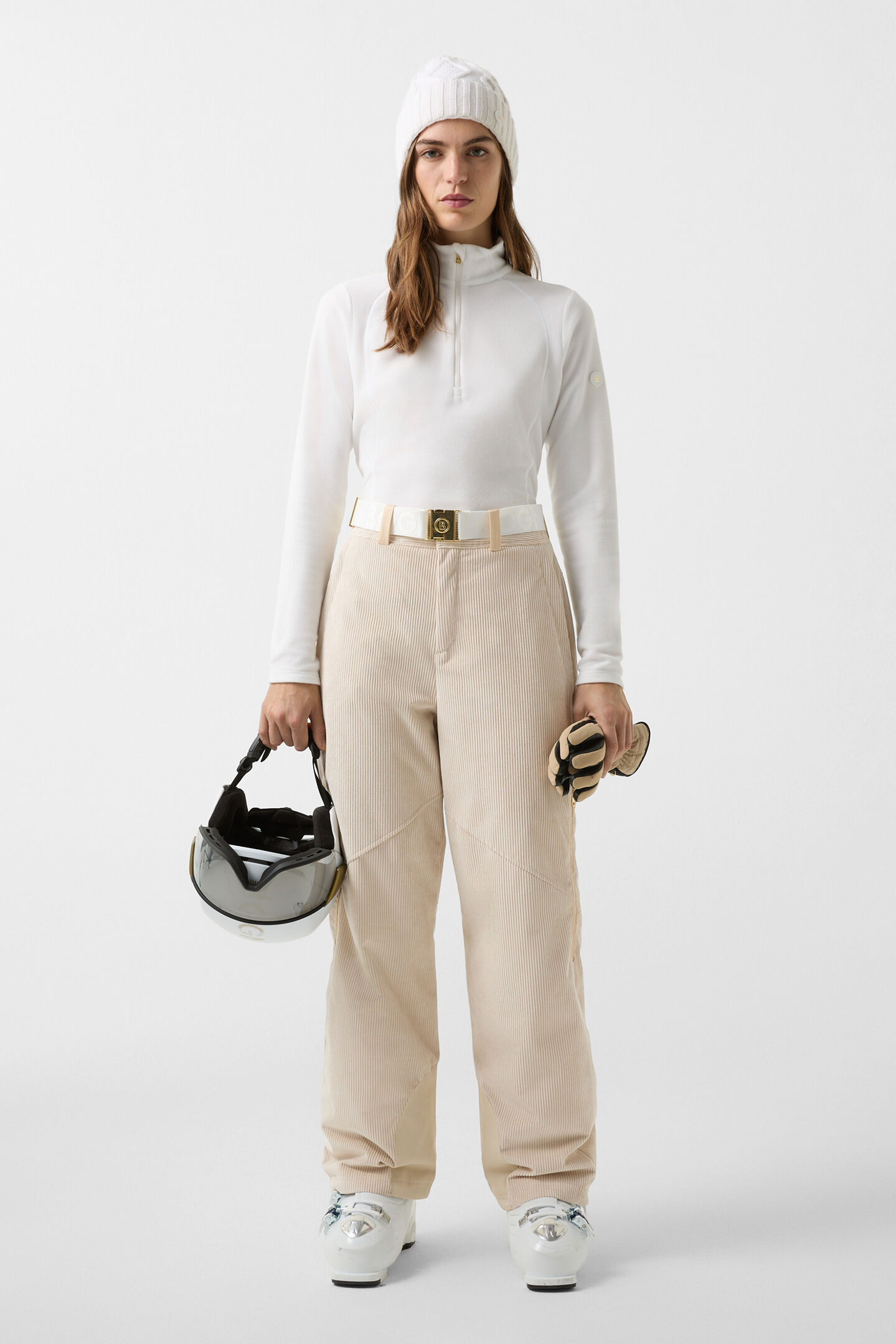 Corduroy ski trousers Any Sand