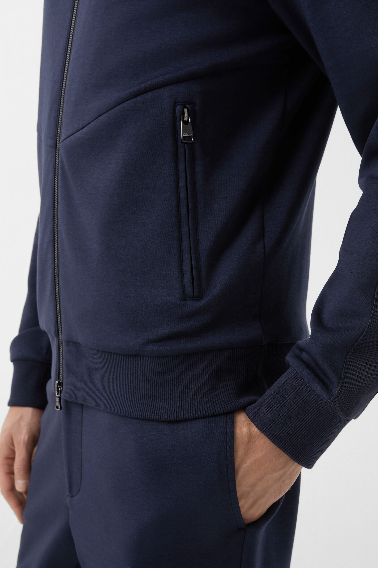 Severin jersey jacket Navy blue