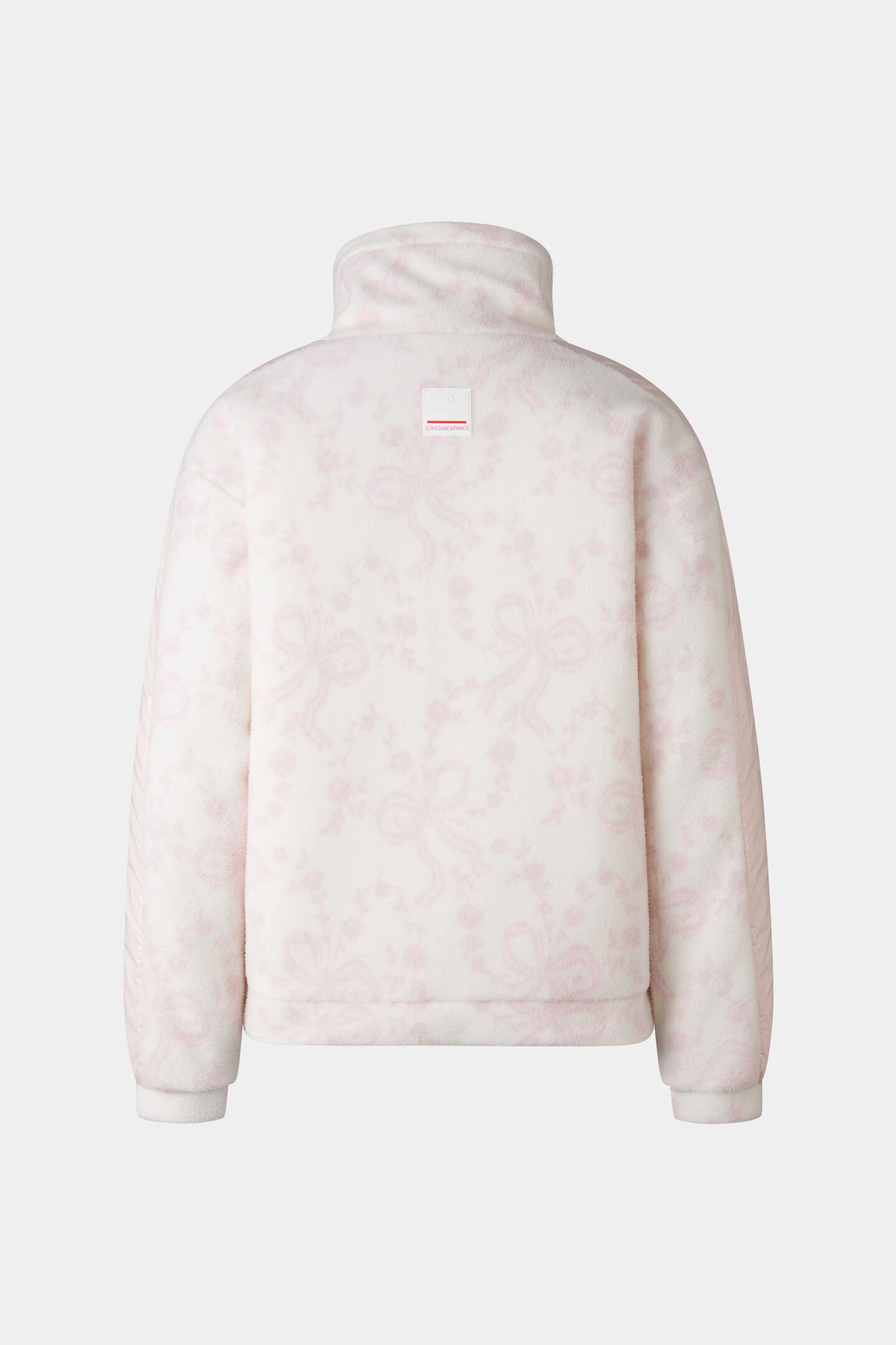 Ninetta mid-layer fleece jacket Off-white/pink