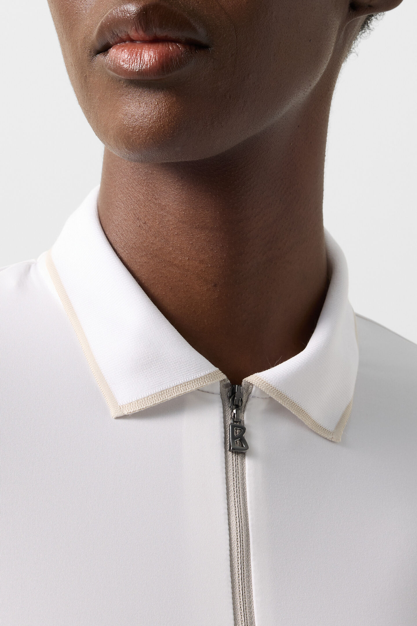 Caren functional short-sleeved top White