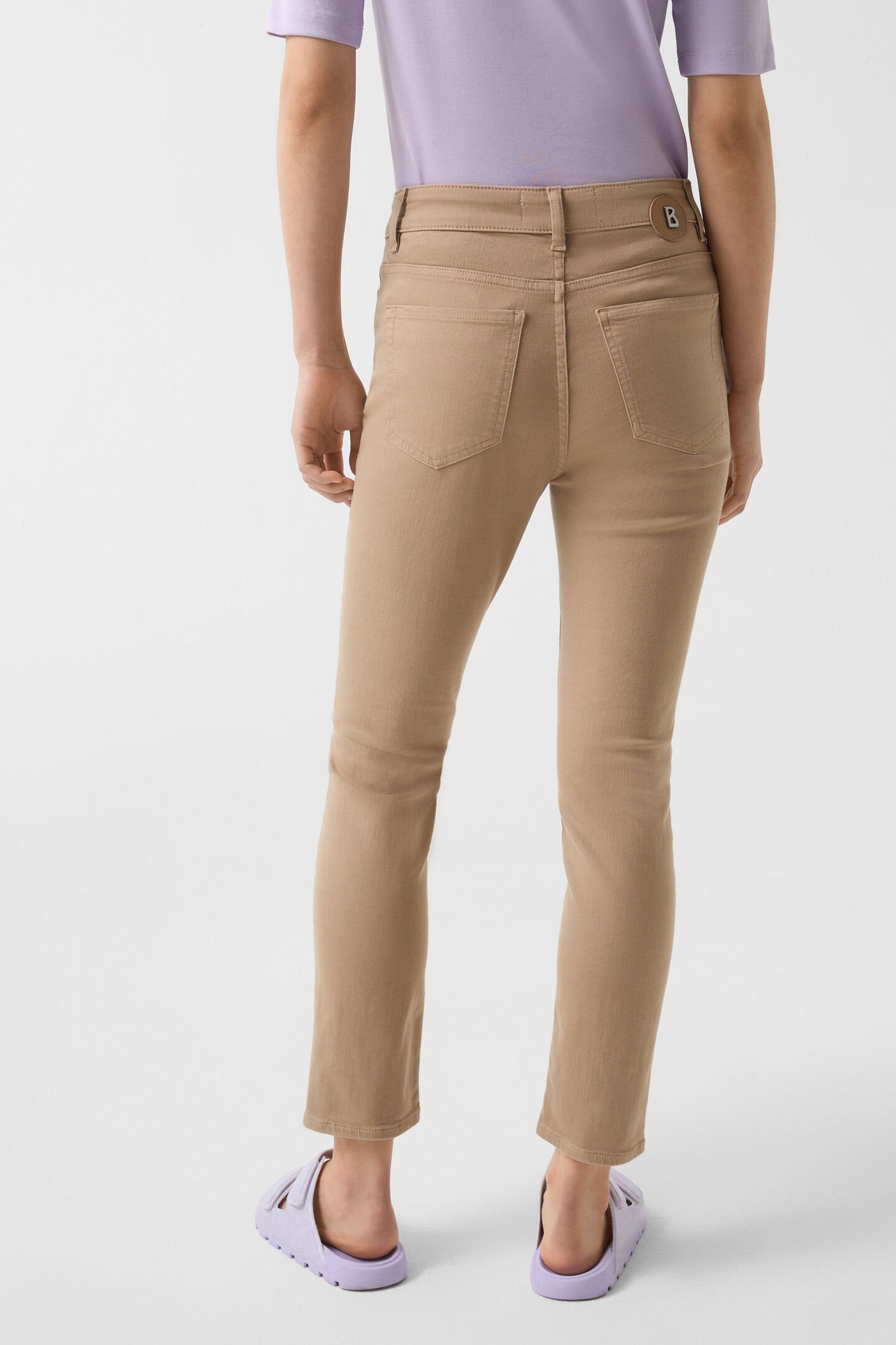 7/8-Slim Fit Jeans Julie Karamell