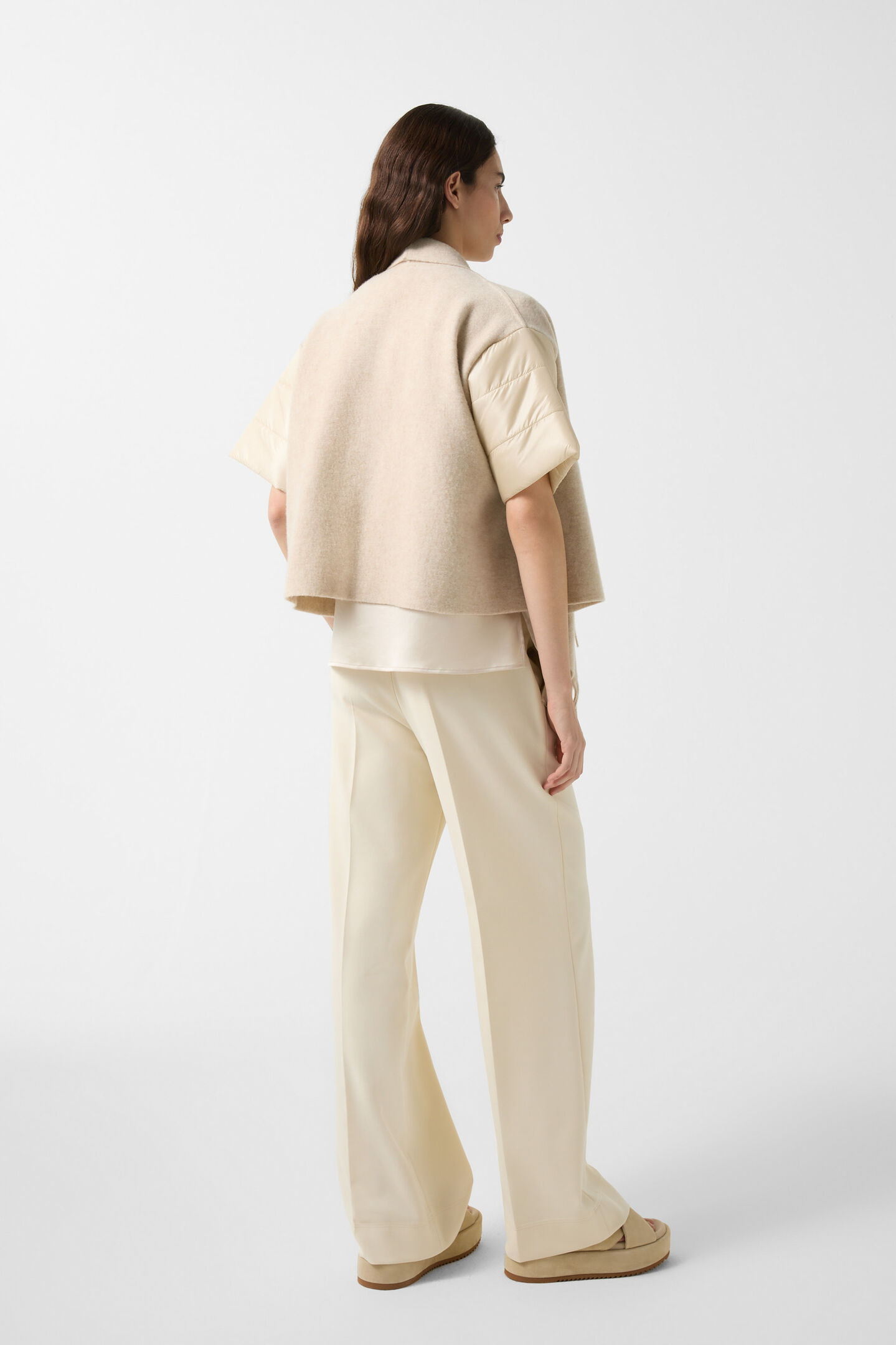 Poncho-Jacke Nica Sand