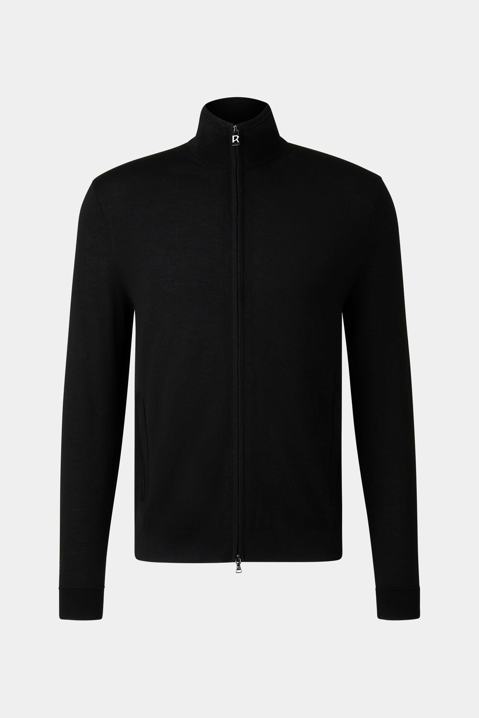 Oscar gebreid vest Zwart