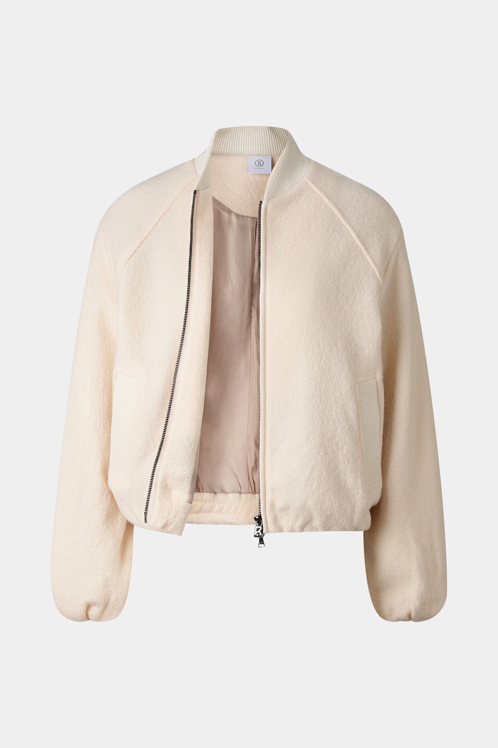 Editha woollen blouson Cream