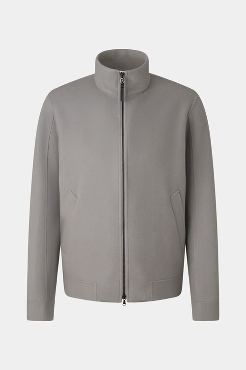 Doubleface-Blouson Brice Hellgrau