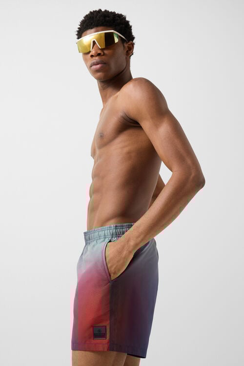 Laron swim trunks Blue/red/orange