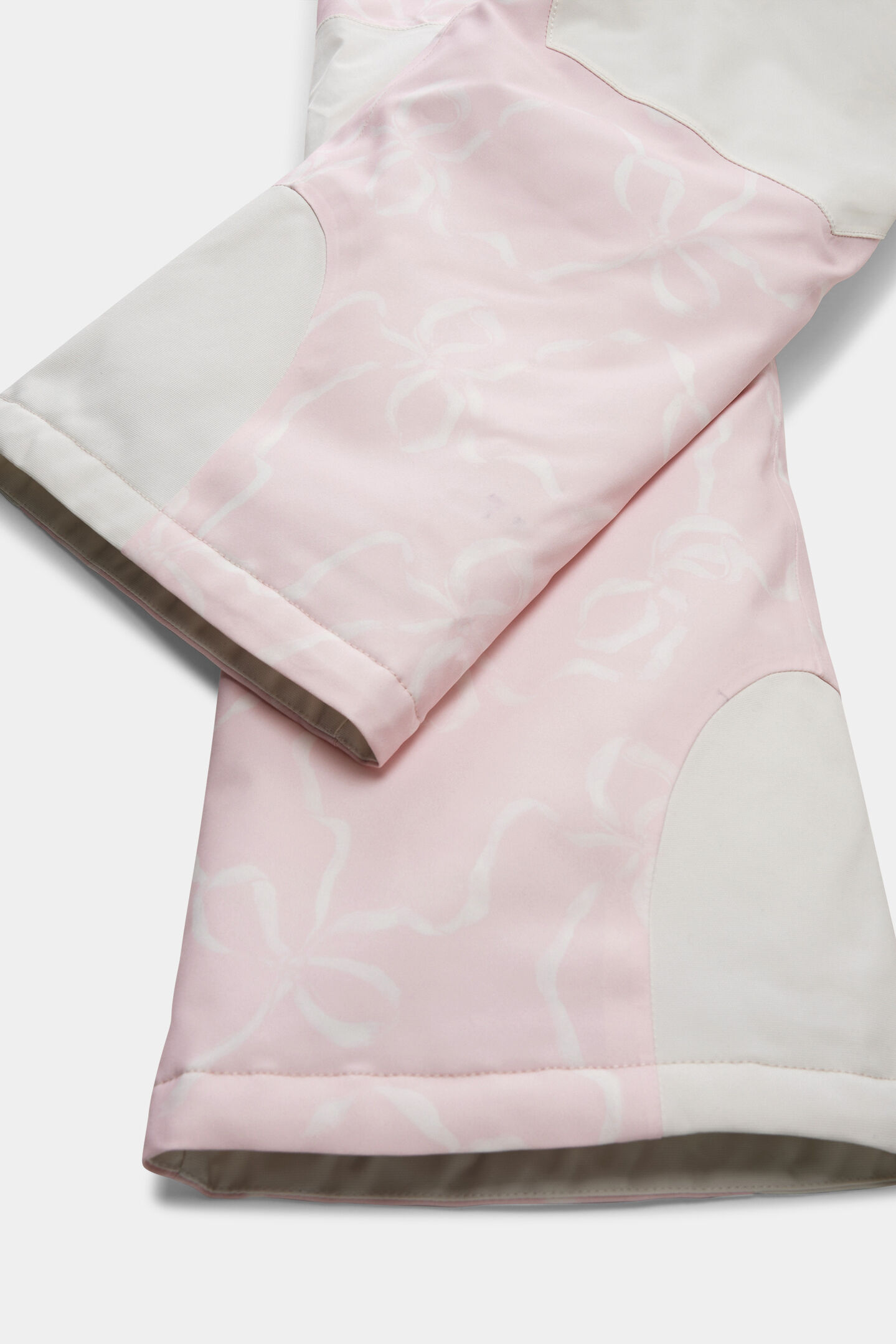 Kids ski pants Yuki Pink/Off-White