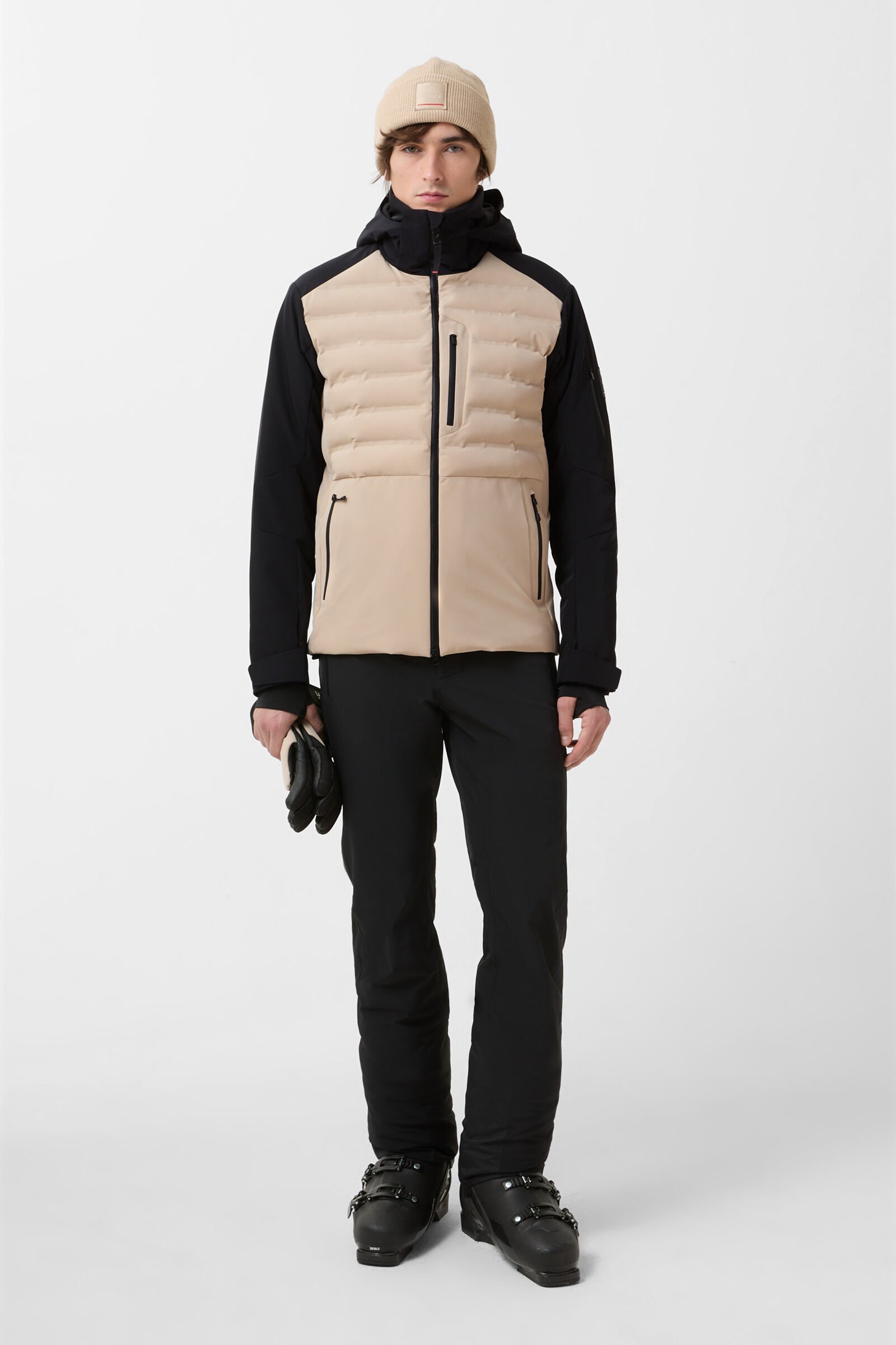 Ivo ski jacket Beige/black
