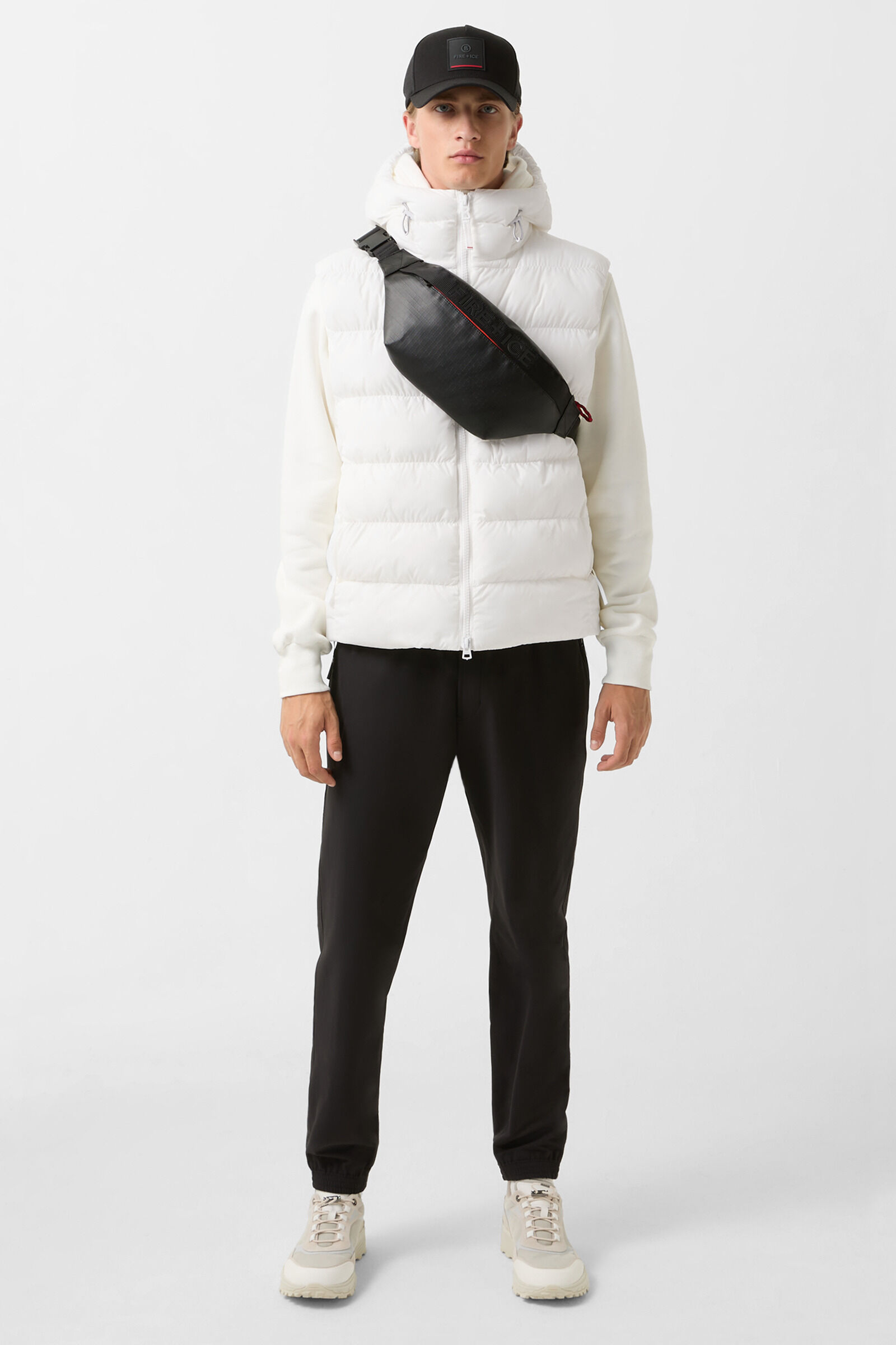 Howard quilted waistcoat White