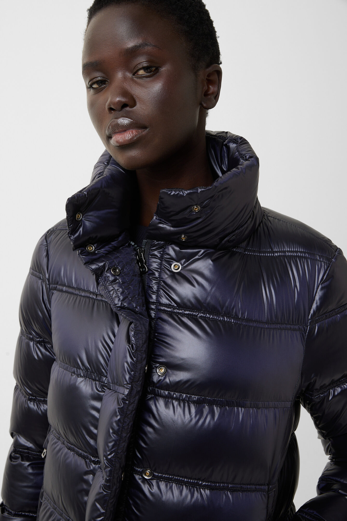 Leslie down jacket Navy blue