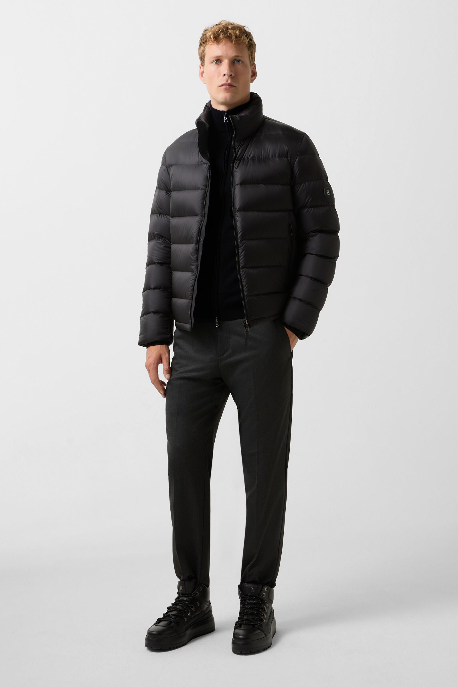 Knit jacket Oscar Black