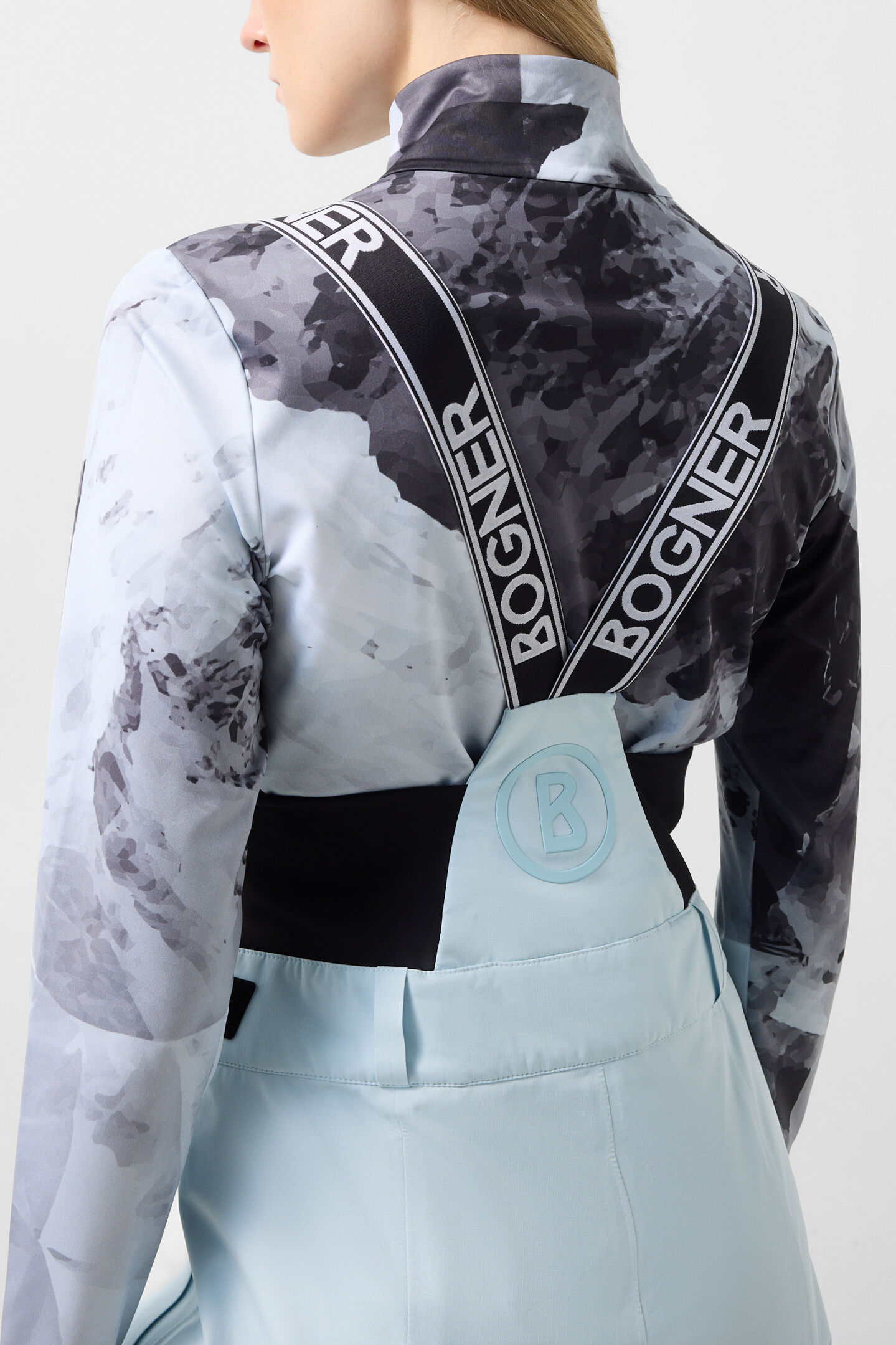 Jila Ski Dungarees Light blue